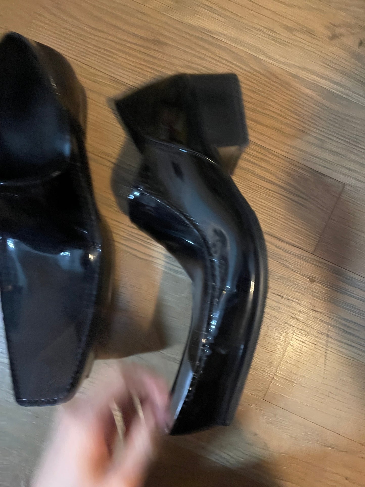 Balenciaga romeos patent leather shoes