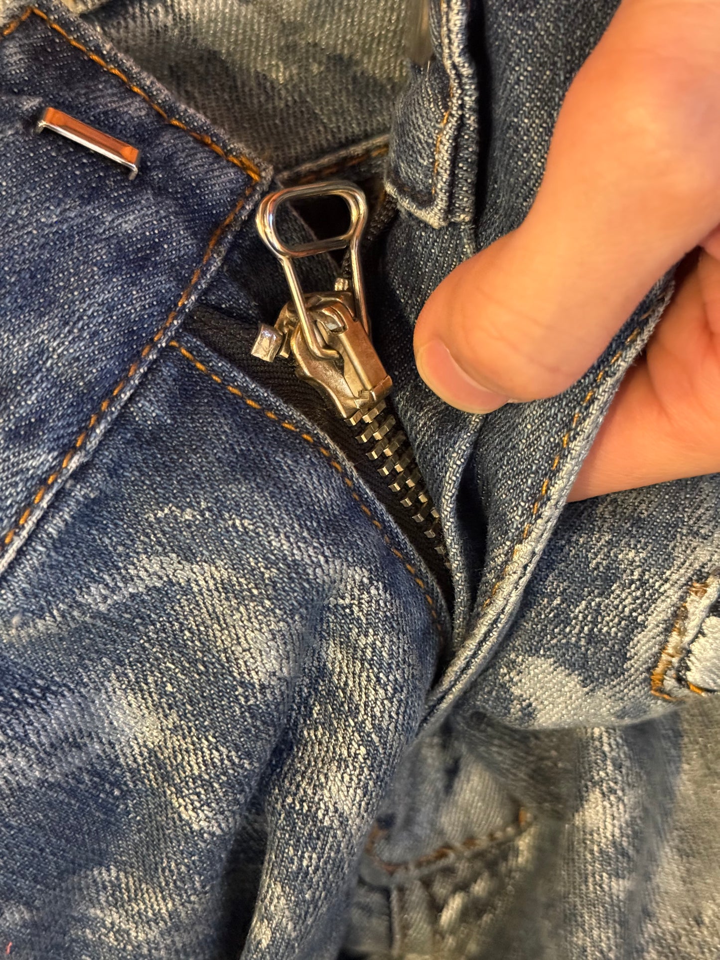 Balmain SS09 decarnin waxed cargo pants