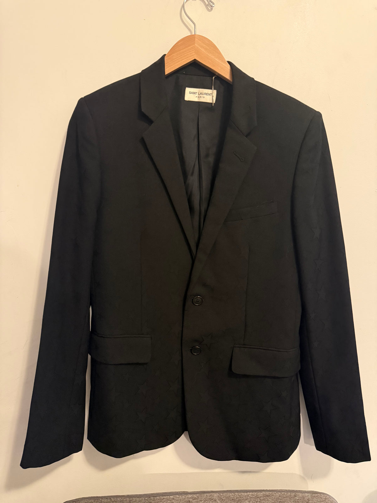 Saint Laurent Hedi Slimane 15SS Star blazer two button