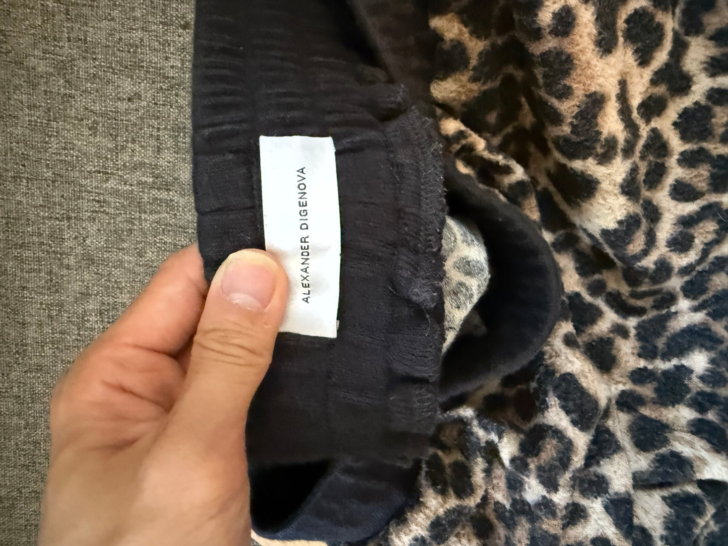 Alexander digenova leopard shorts