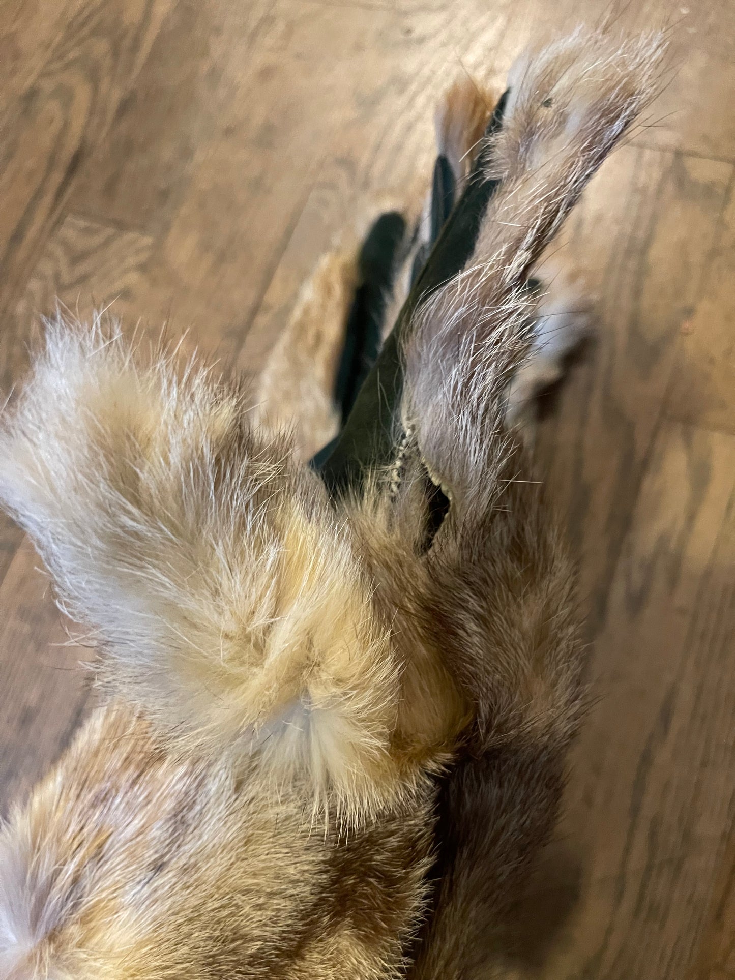 1940s fur glove