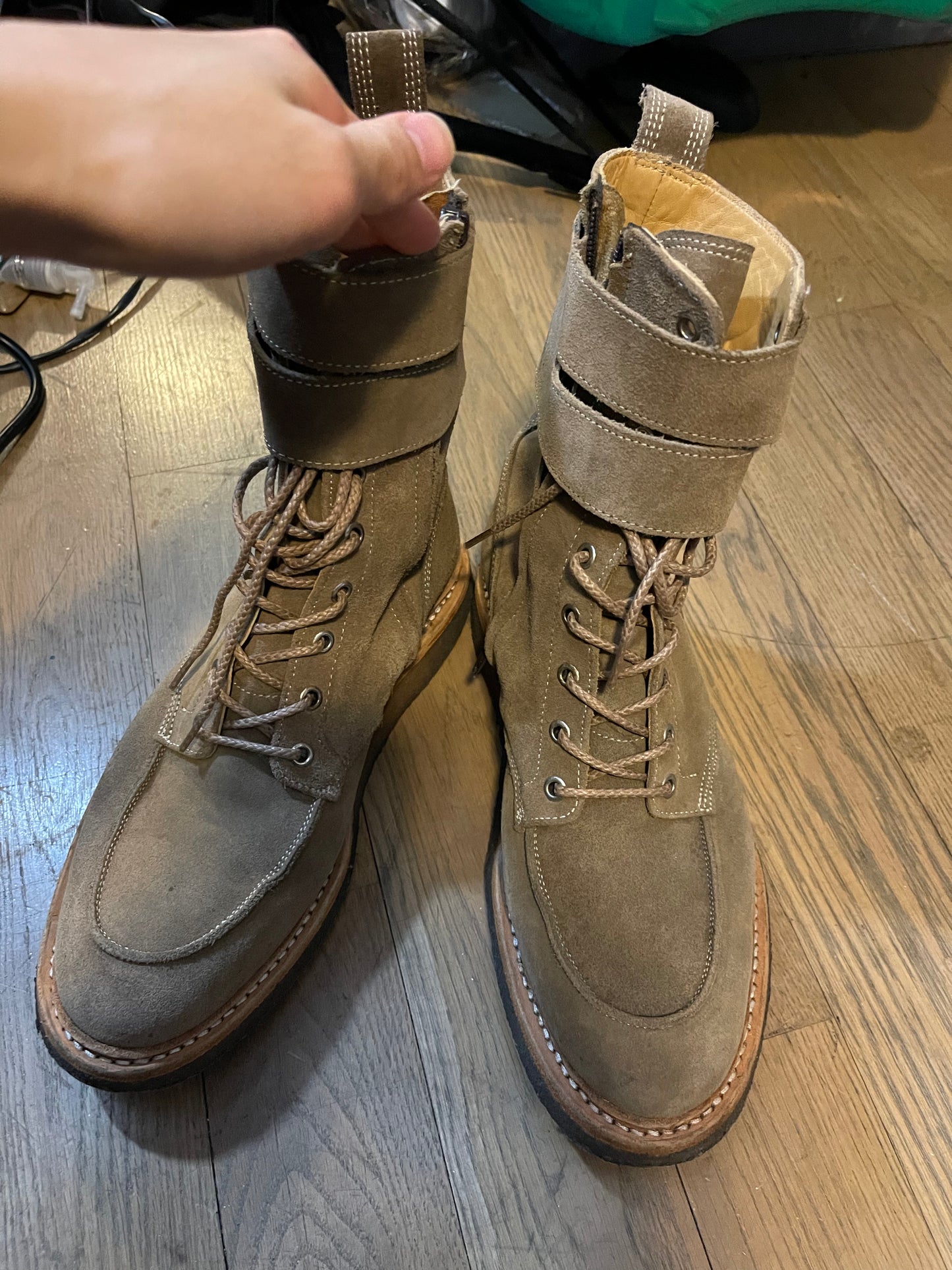 Balmain fw10 decarnin ranger boots