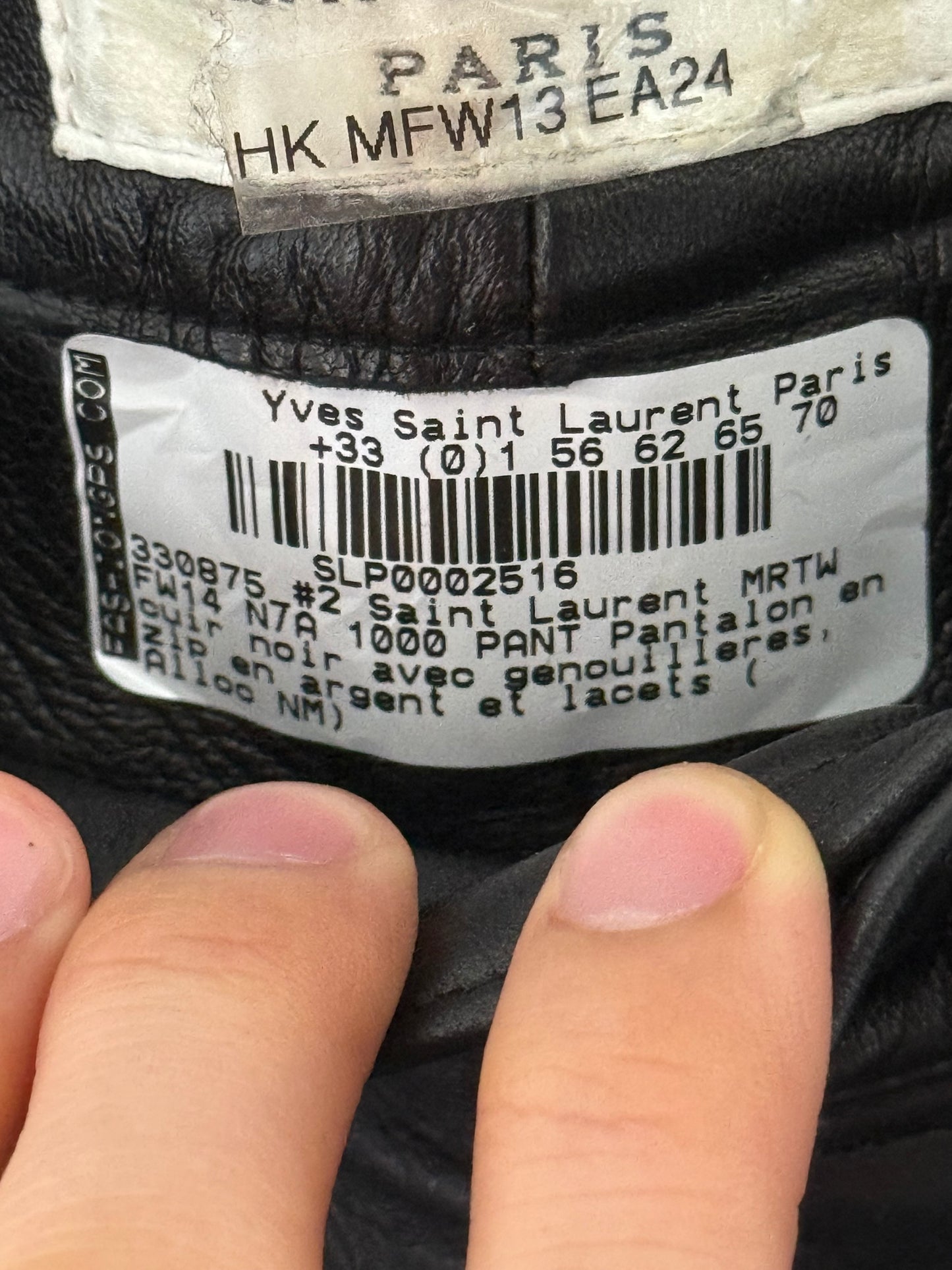Saint Laurent FW14 full leather biker samples