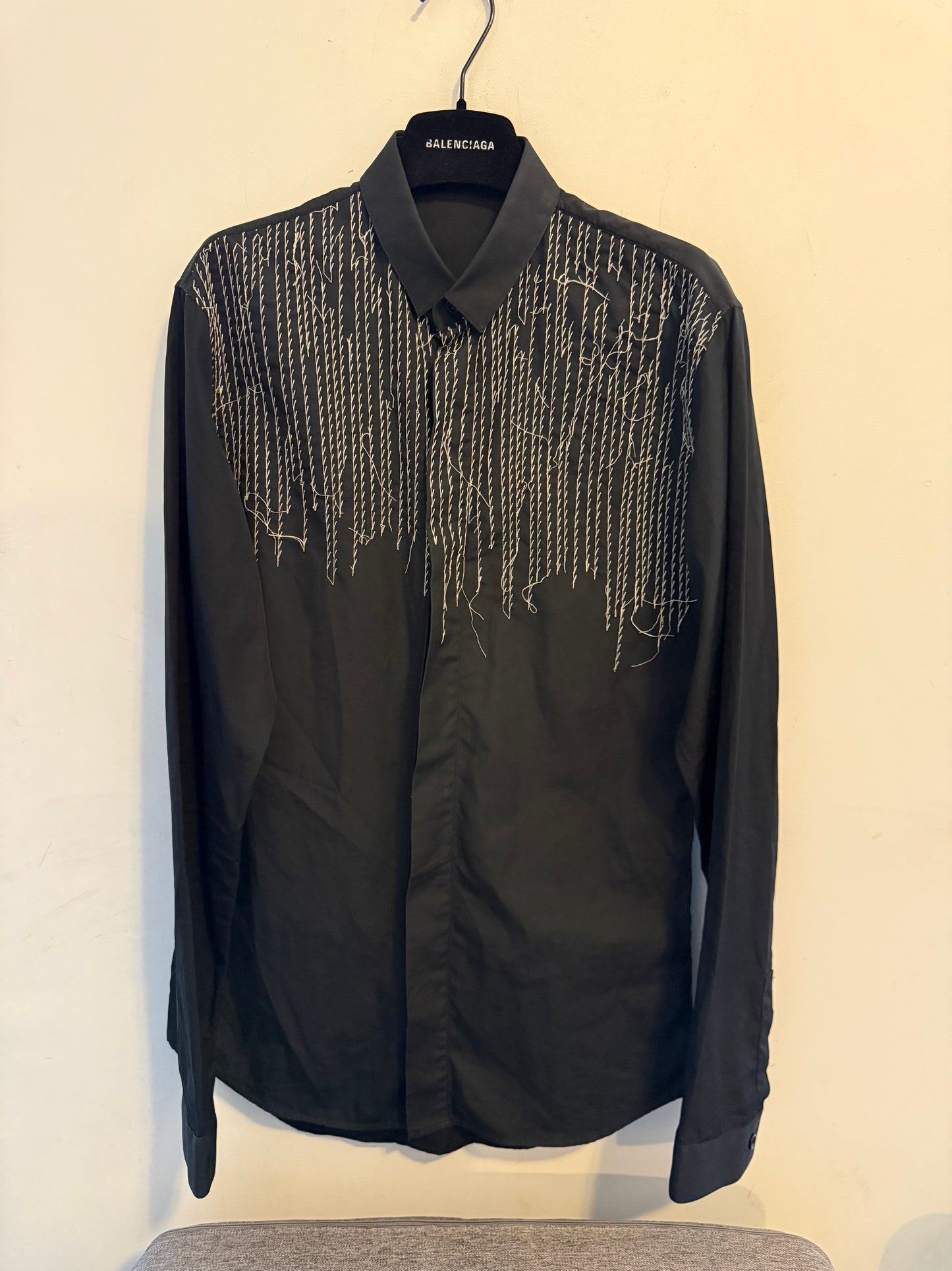 Dior Homme 17AW basting button up shirt