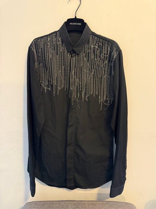 Dior Homme 17AW basting button up shirt