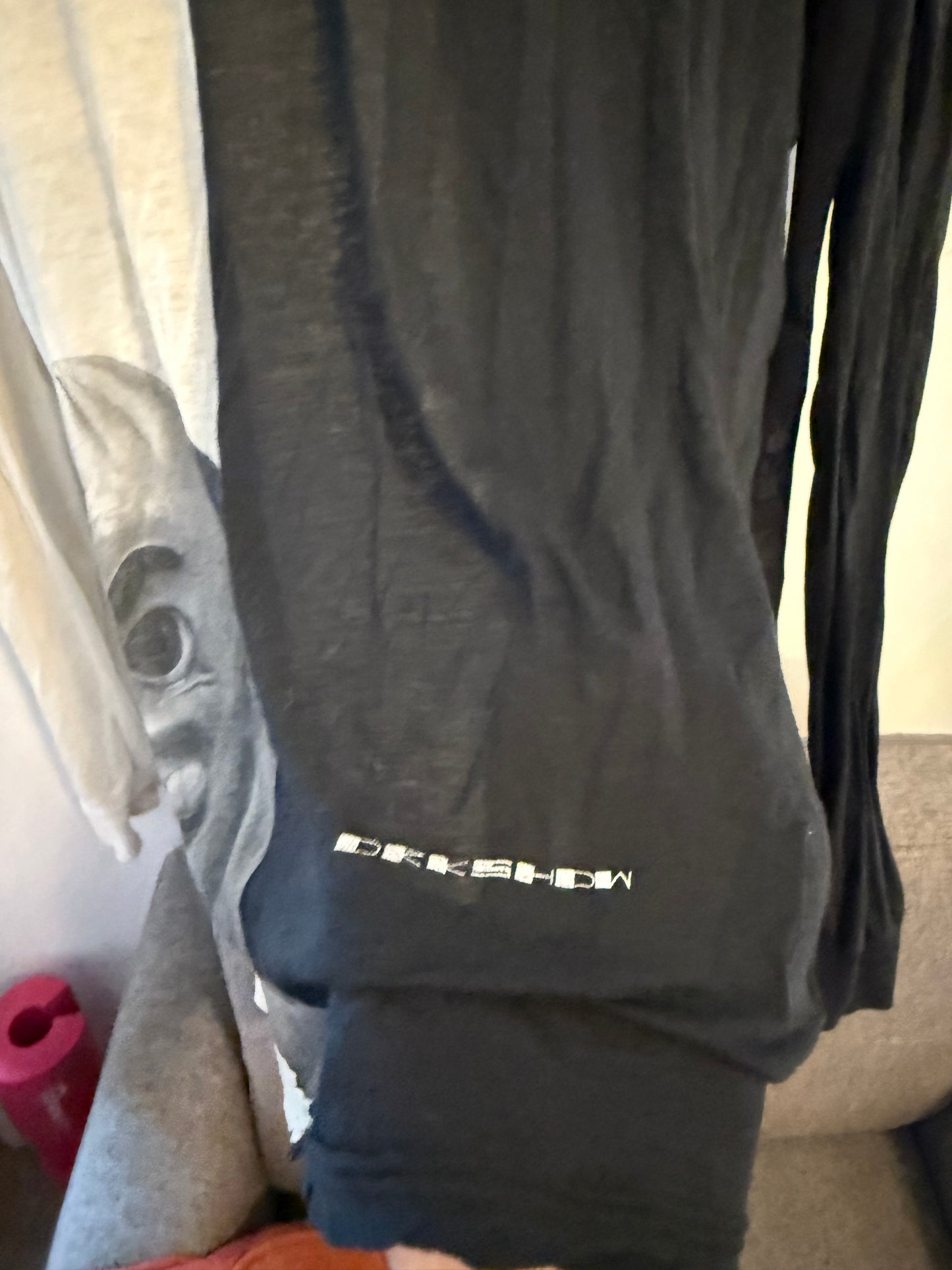 Rick Owens hot dog graphic long sleeve