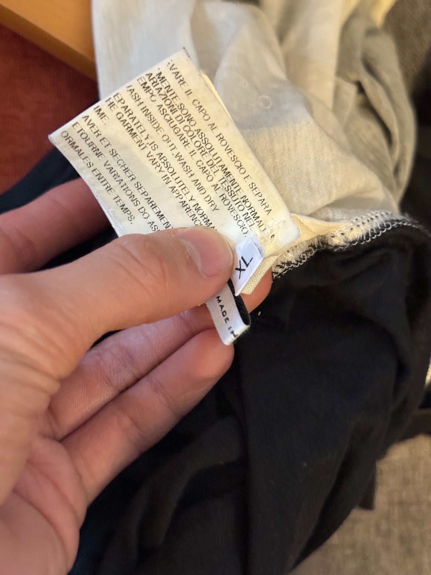 Rick Owens hot dog graphic long sleeve