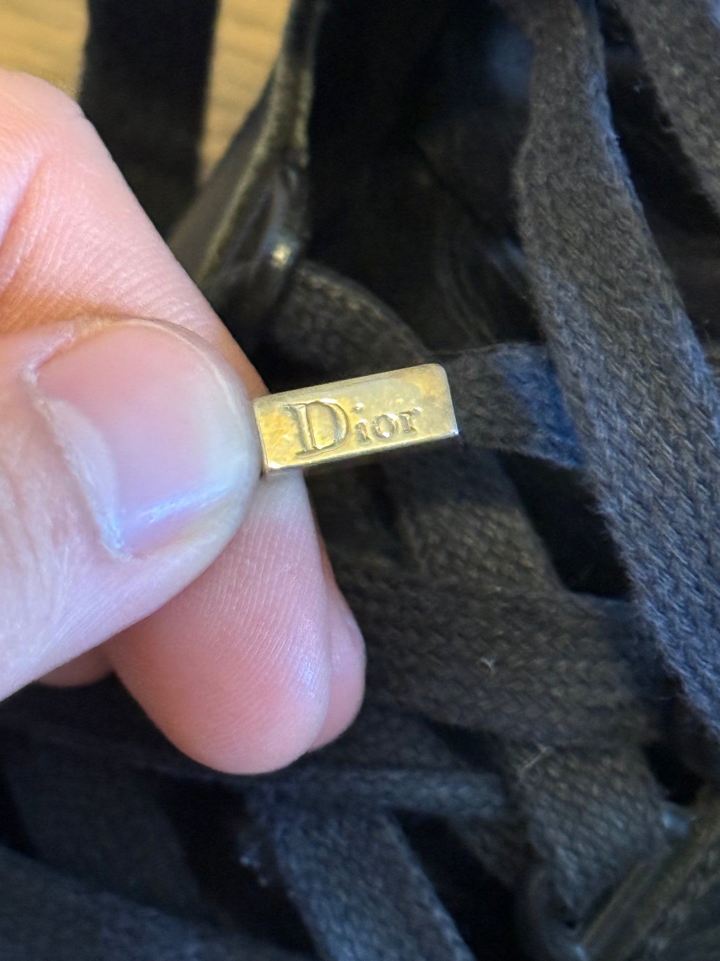 Dior Homme SS04 strip sneakers studded