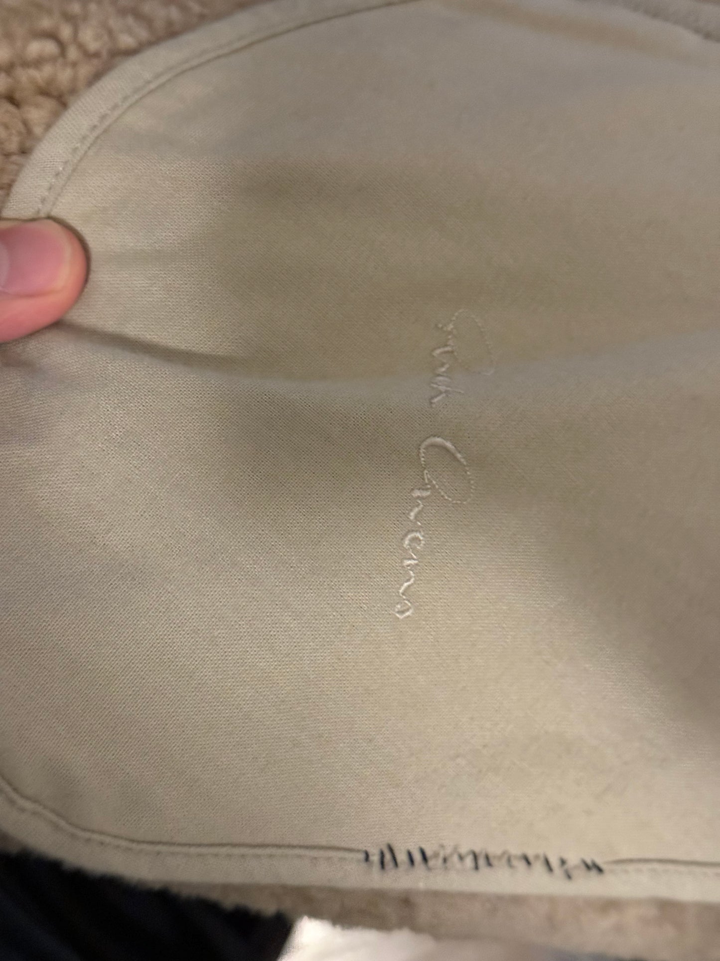 Rick Owens AW10 gleam showtek shearling jacket