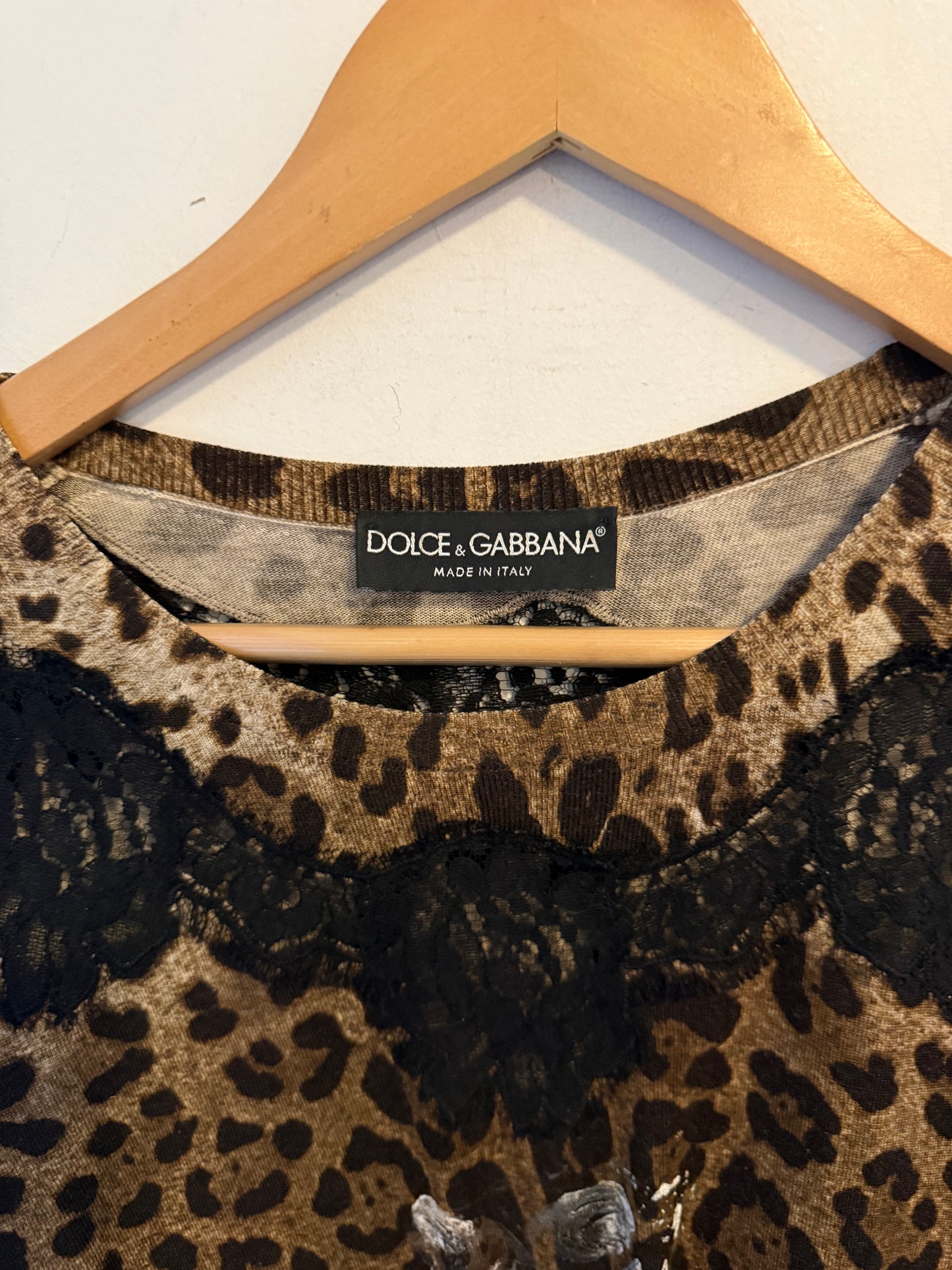 Dolce Gabbana leopard printed sweater