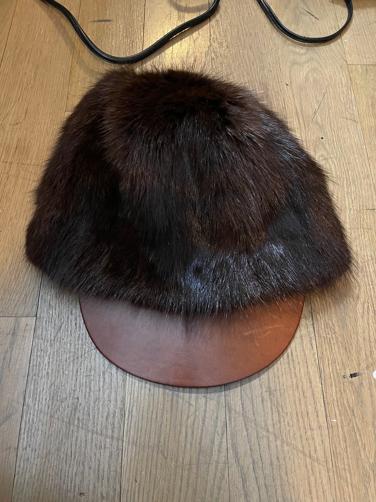 Marni fur beaver cap hat