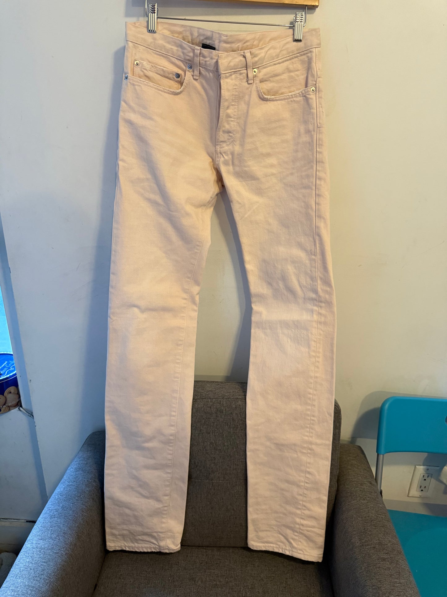 Dior Homme SS06 rose claw marks jeans