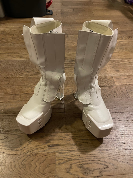 Rick Owens fog pocket moto boots