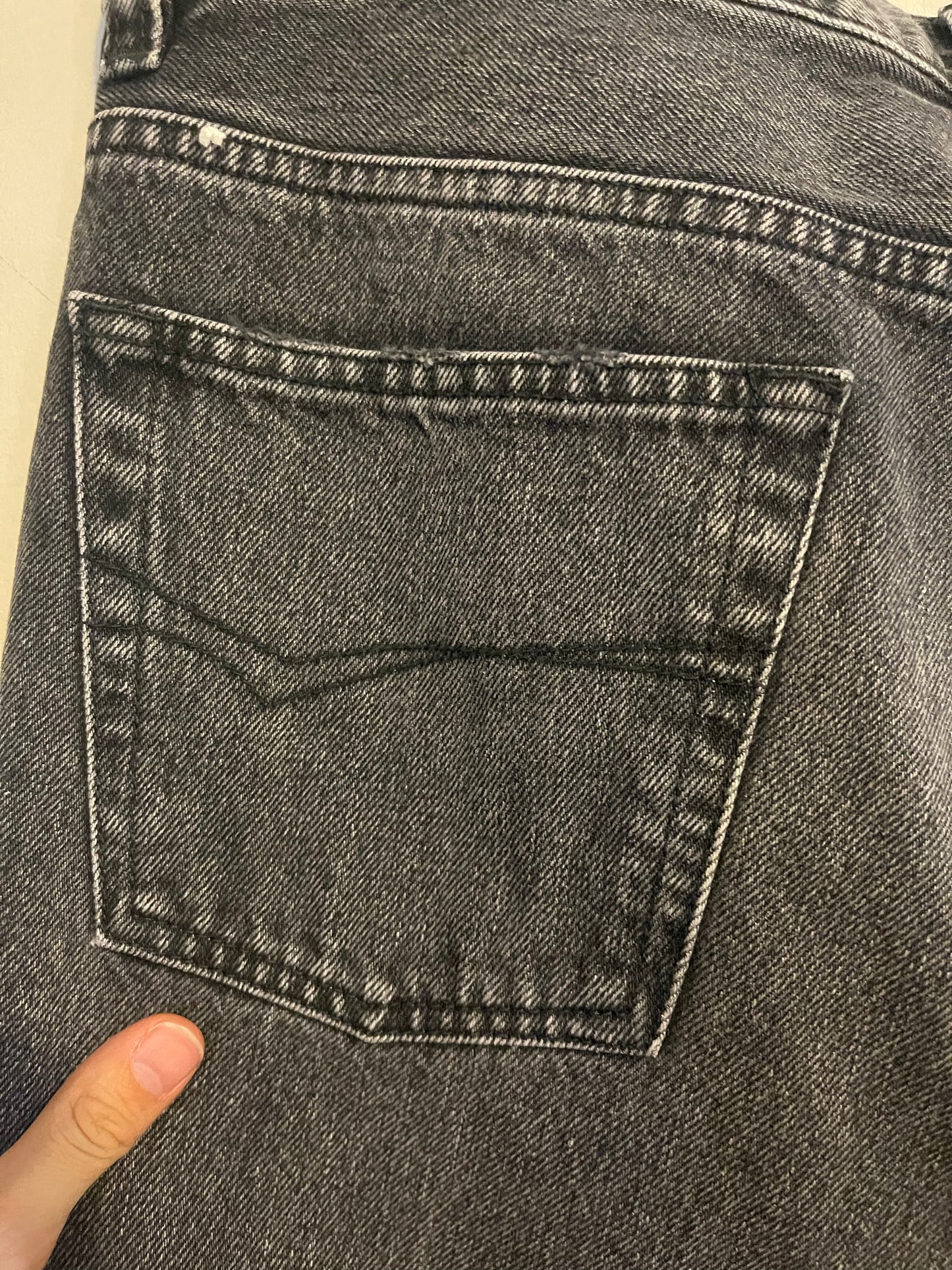 Balenciaga lost tape flared washed denim jeans