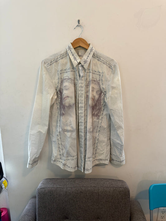Givenchy Jesus shirt ss16 Ricardo tisci button up shirt SZ39