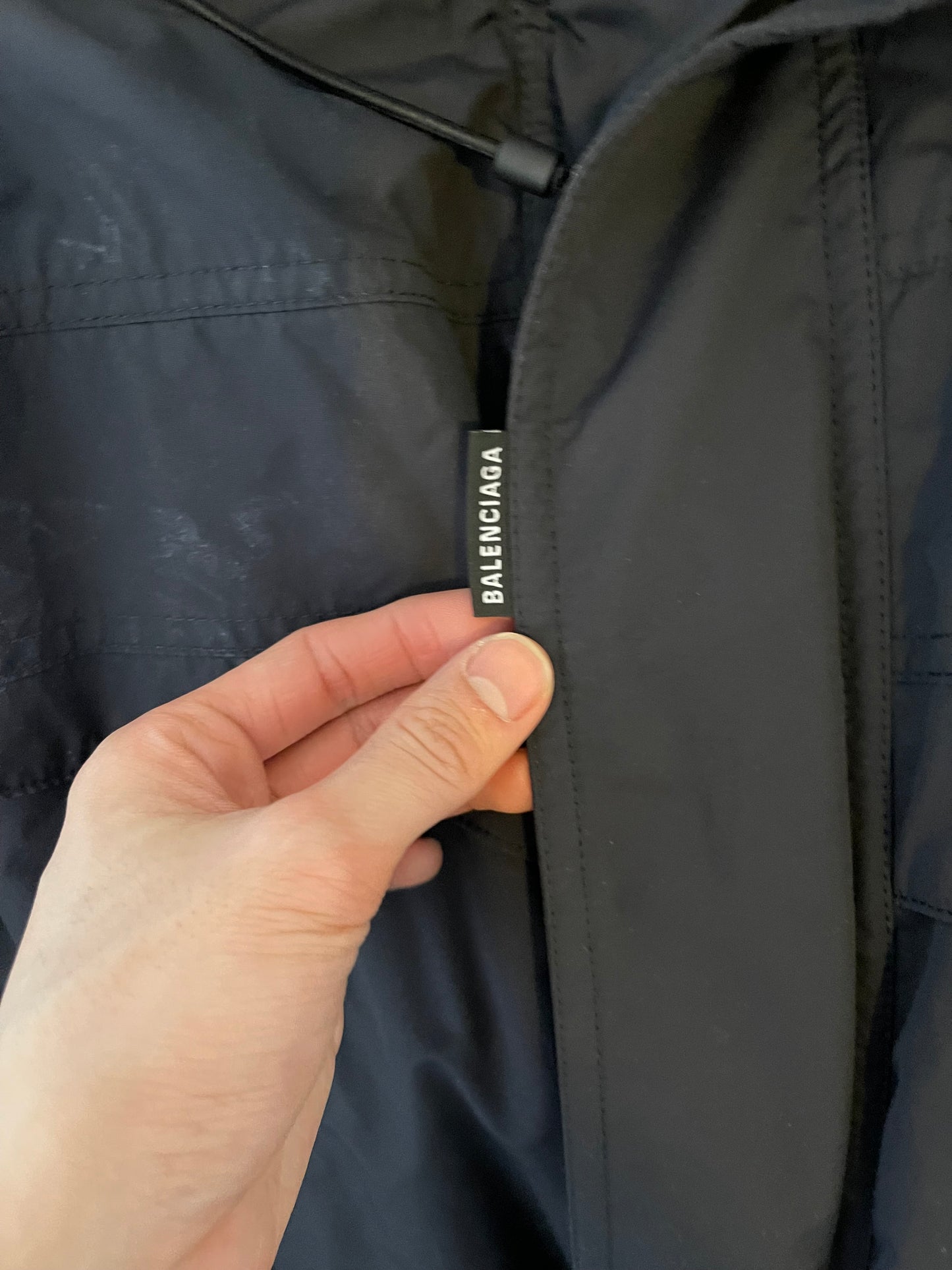 Balenciaga prototype ballon sleeve parka