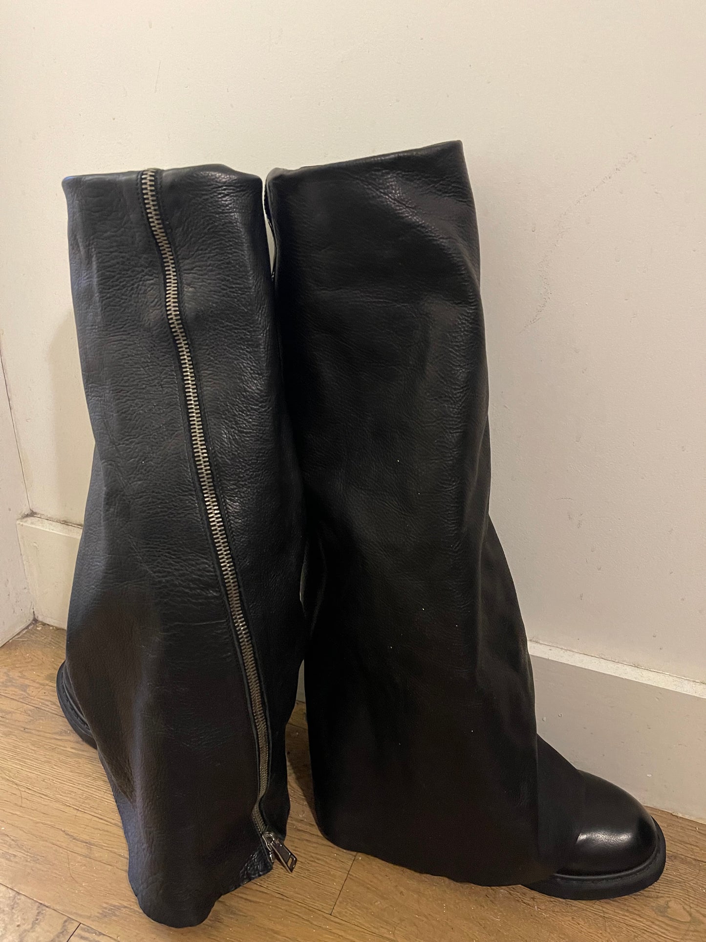 Rick Owens SS11 anthem fetish boots