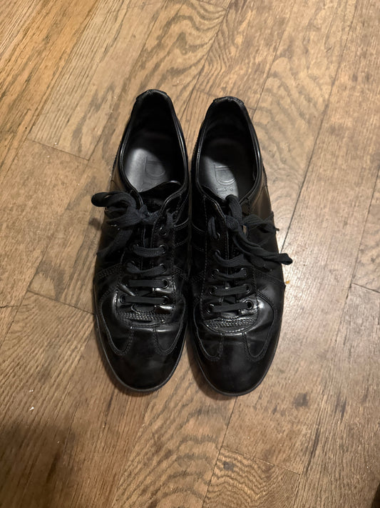 Dior Homme Kris Van Assche era patent leather sneakers size 40.5