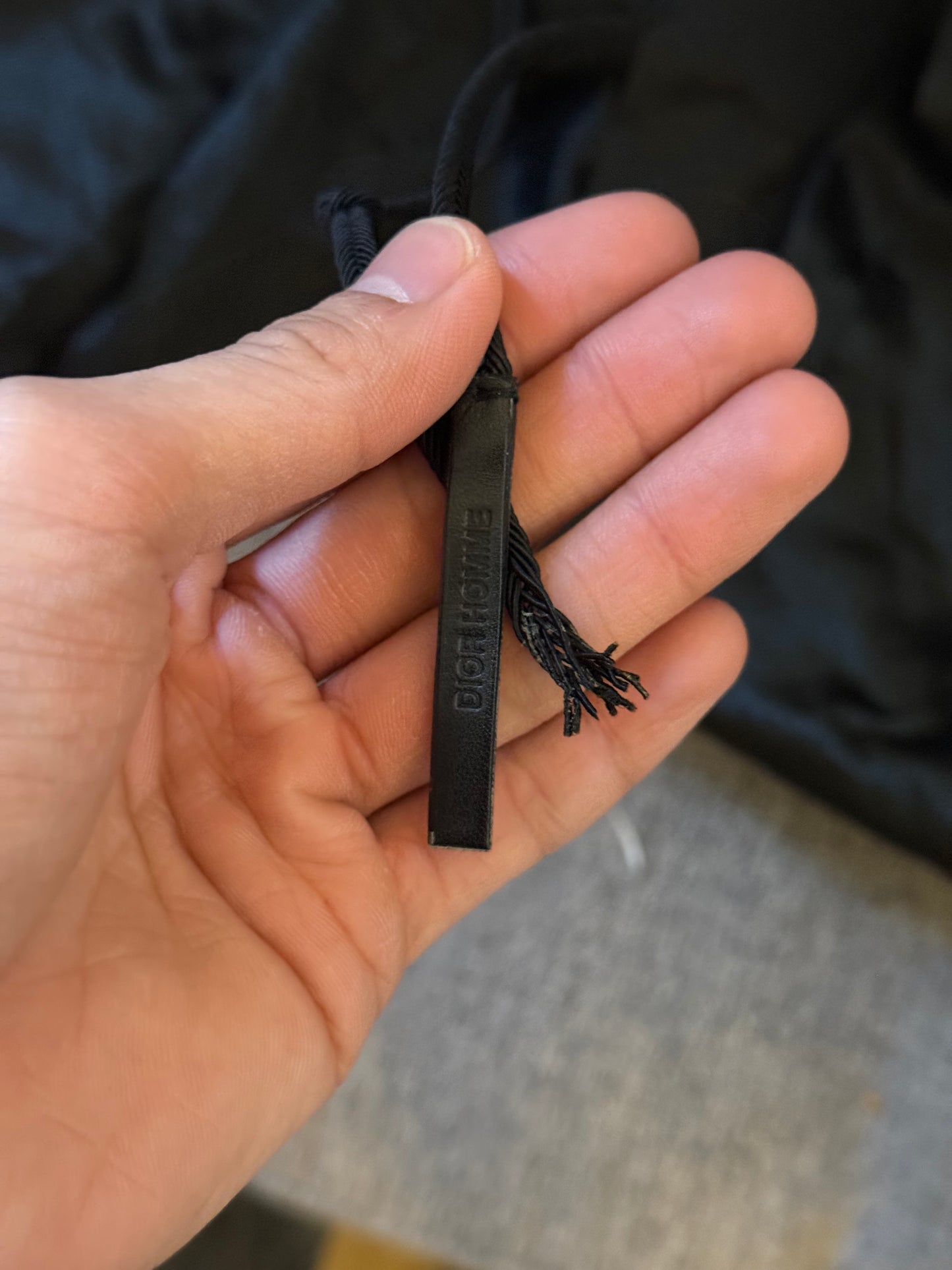 Dior Homme luster sample wide trousers