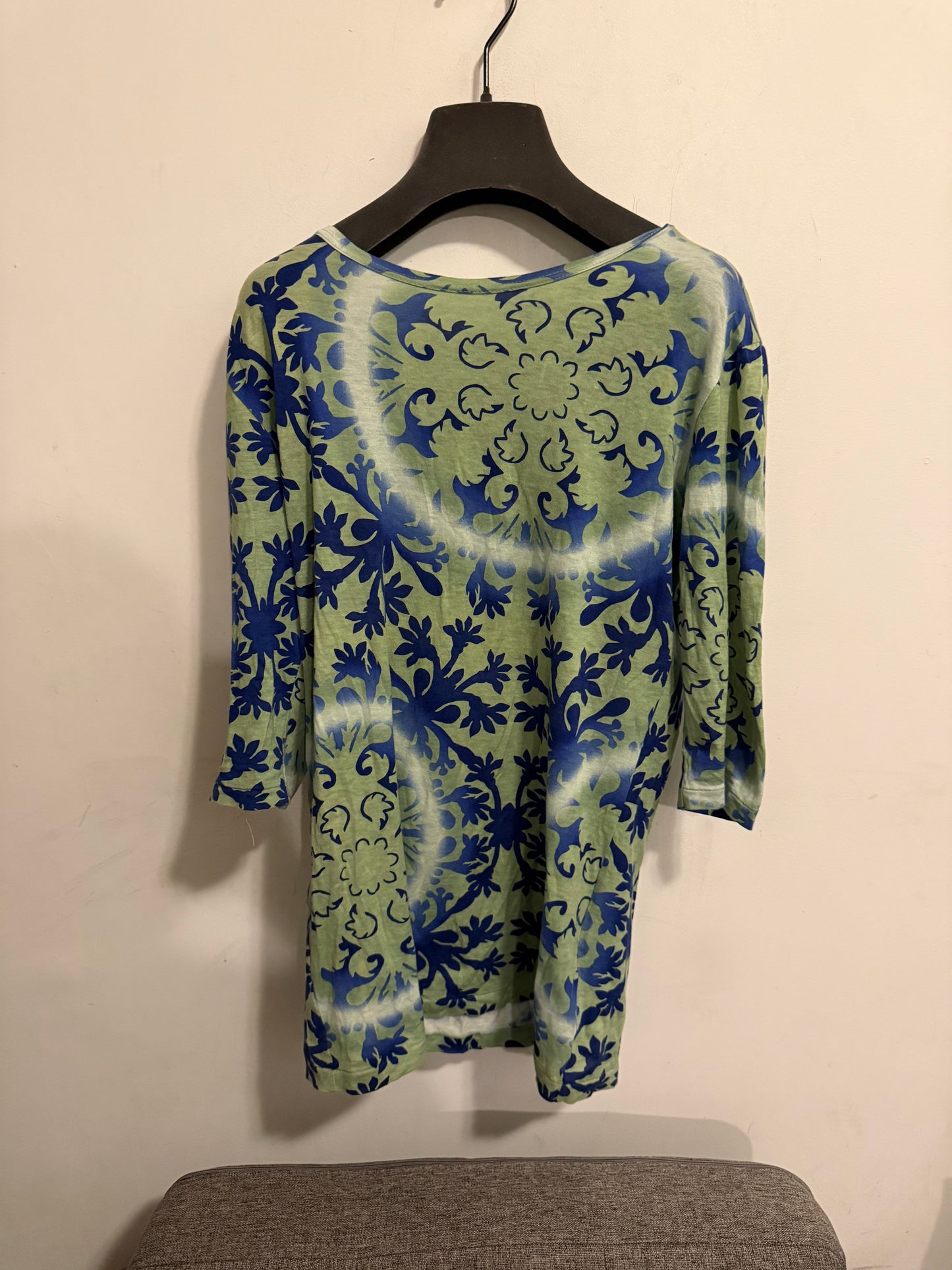 Yohji Yamamoto AW94 tie dye 3/4 sleeve shirt