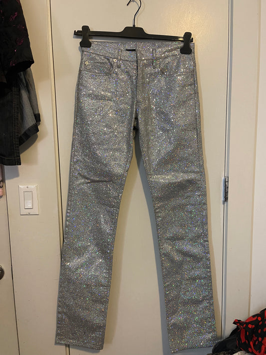 Dior SS06 glitter denims