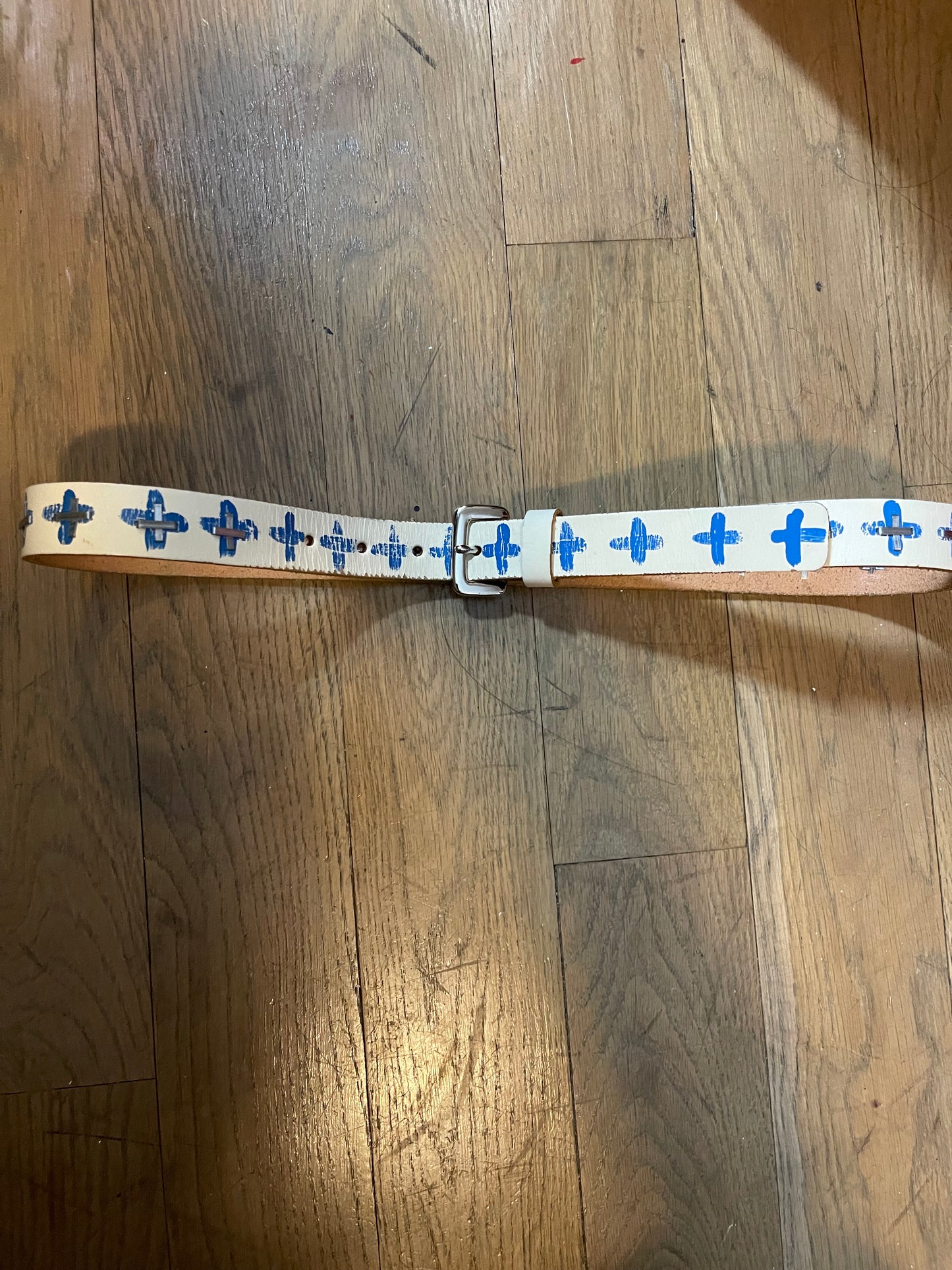 Yohji yamamoto painted belt