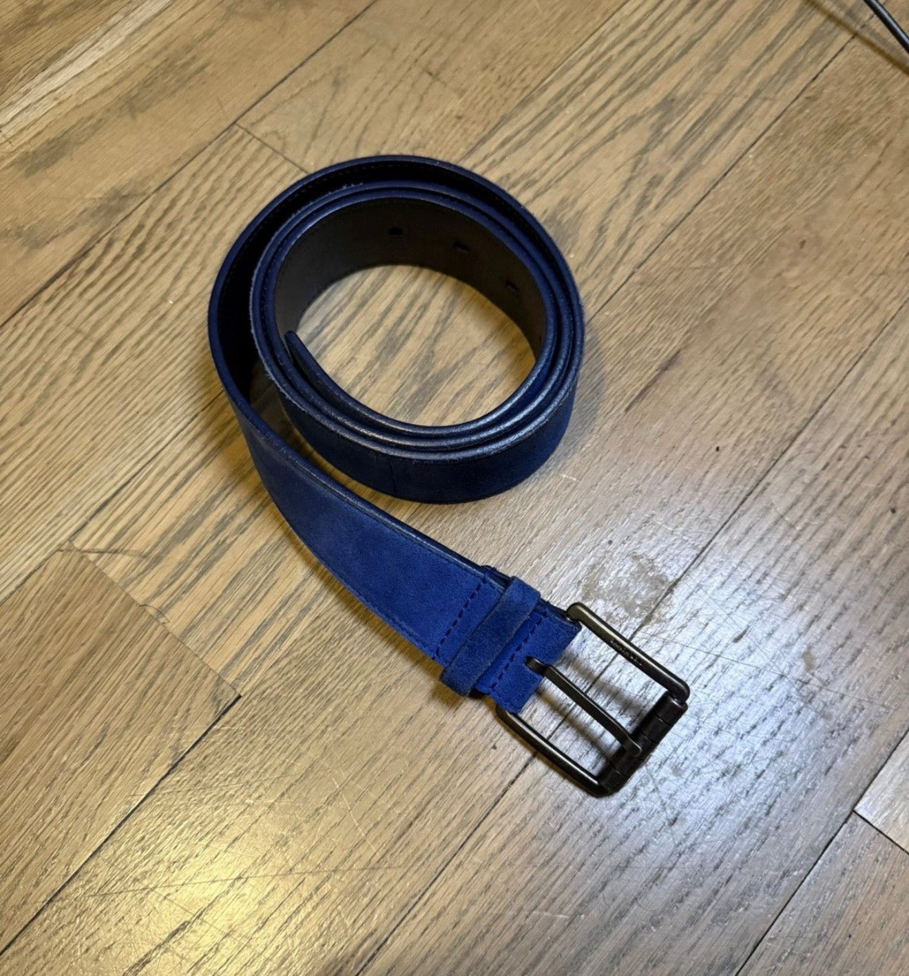 Dior Homme suede belt