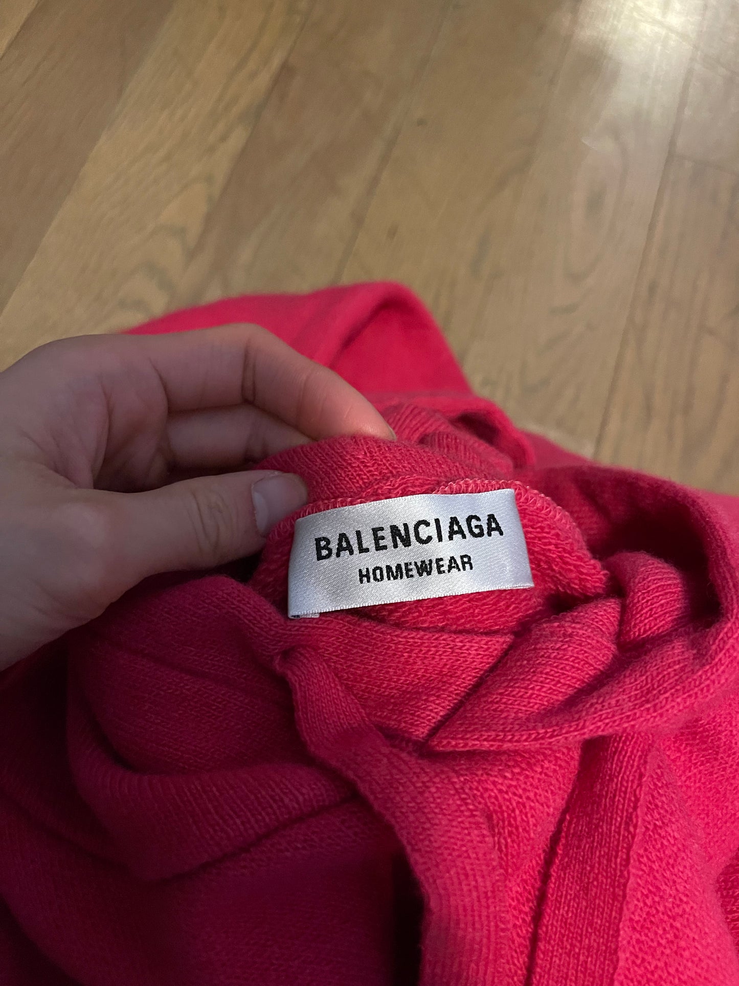 Balenciaga homewear cashmere hoodie