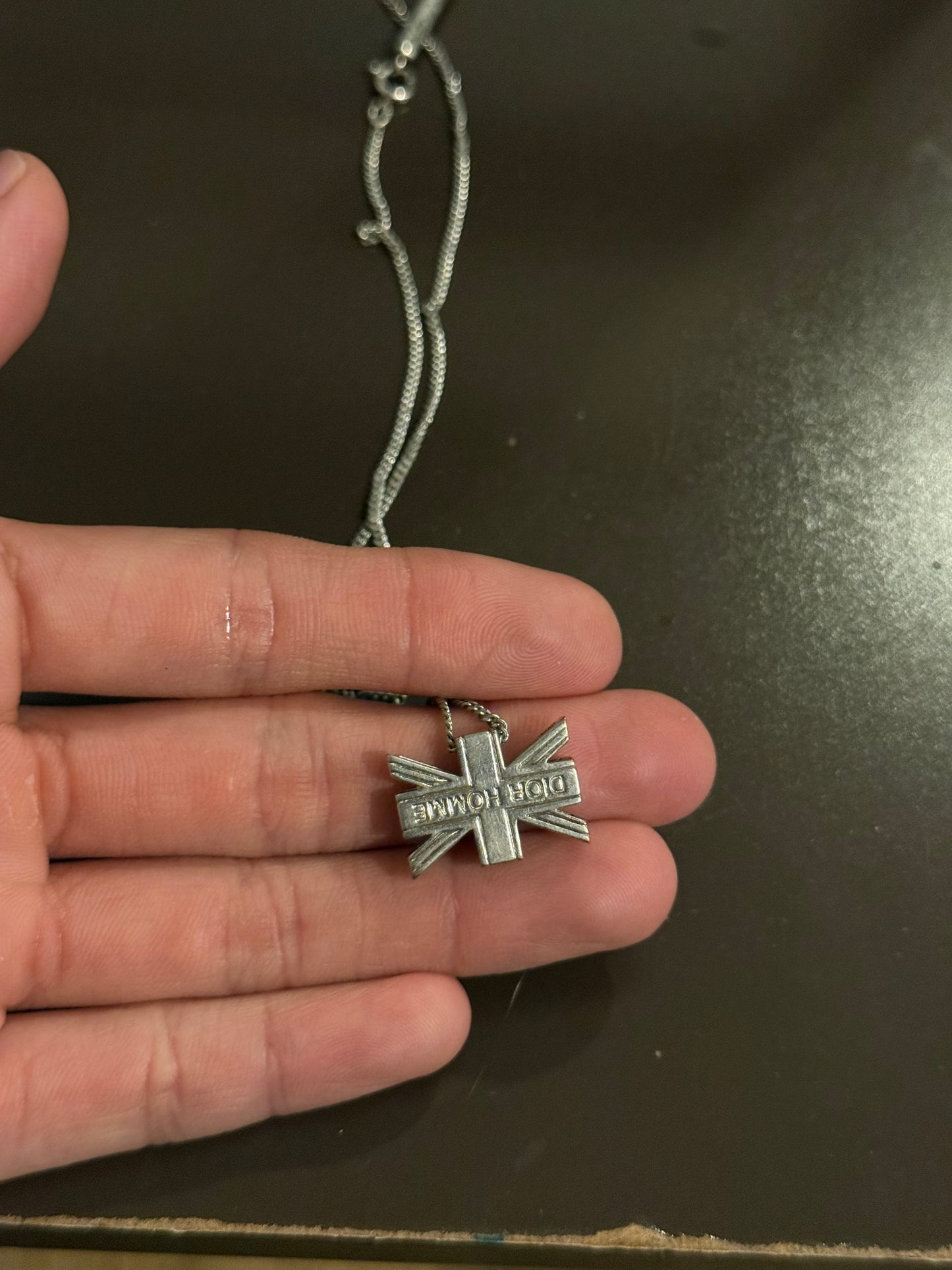 Dior Homme SS06 Union Jack necklace