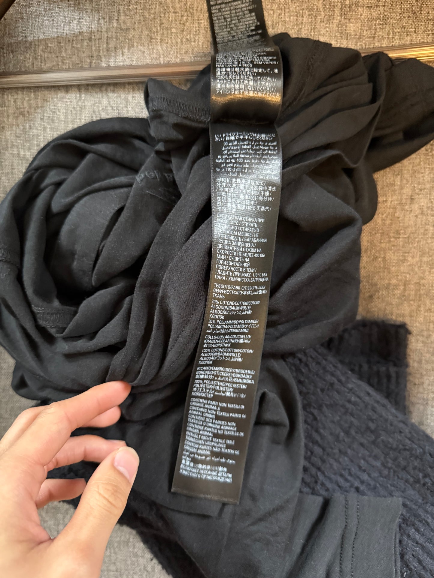 Balenciaga AW22 lost tapes sheer polo