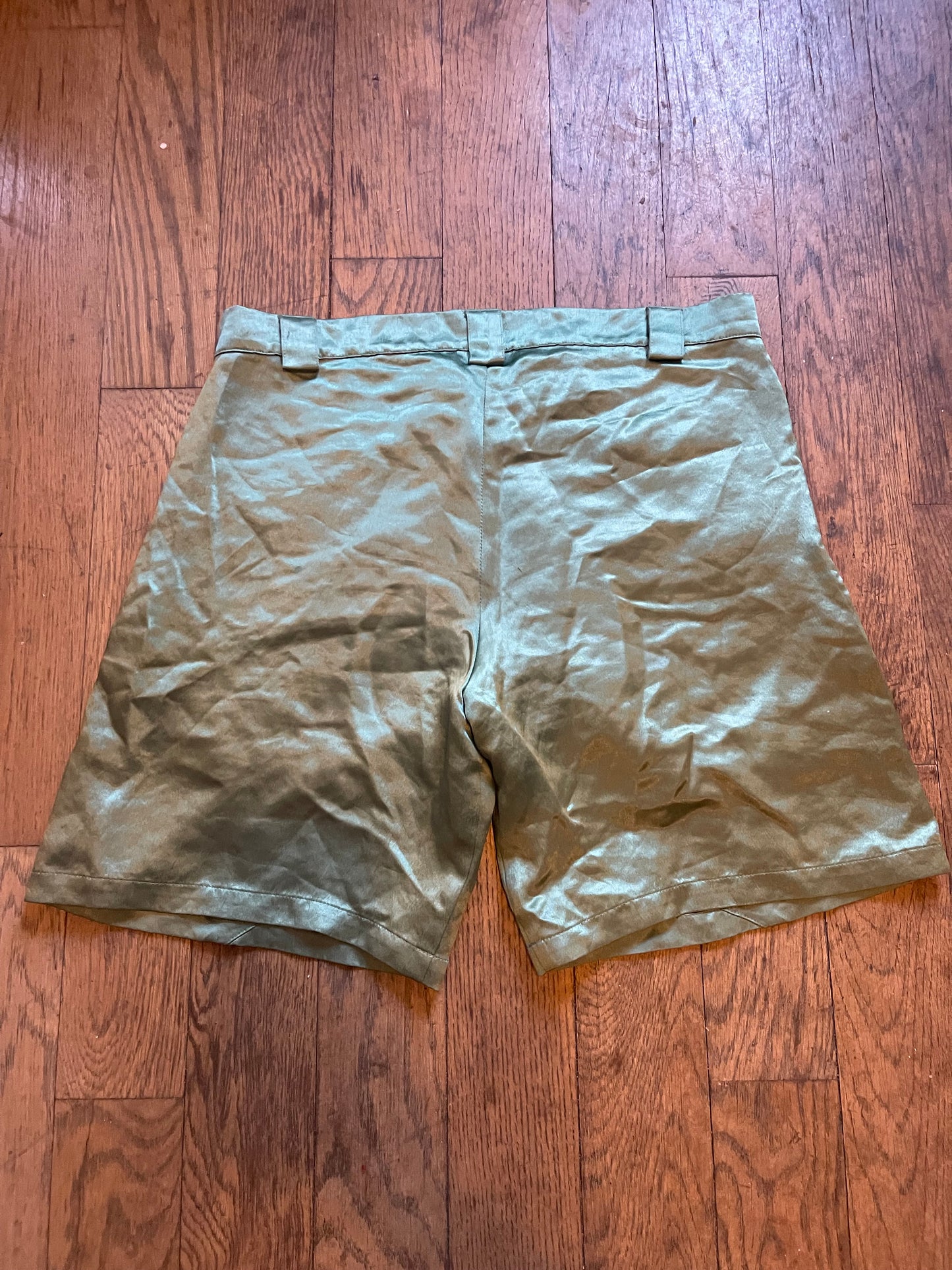 Kiko kostadinov tulcea satin shorts