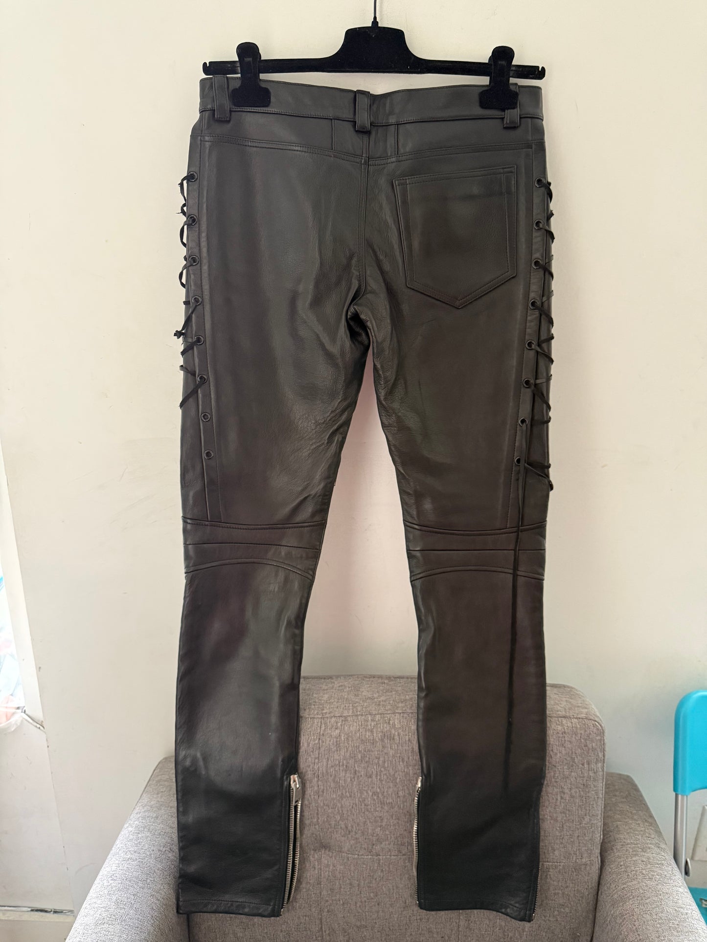 Saint Laurent FW14 full leather biker samples
