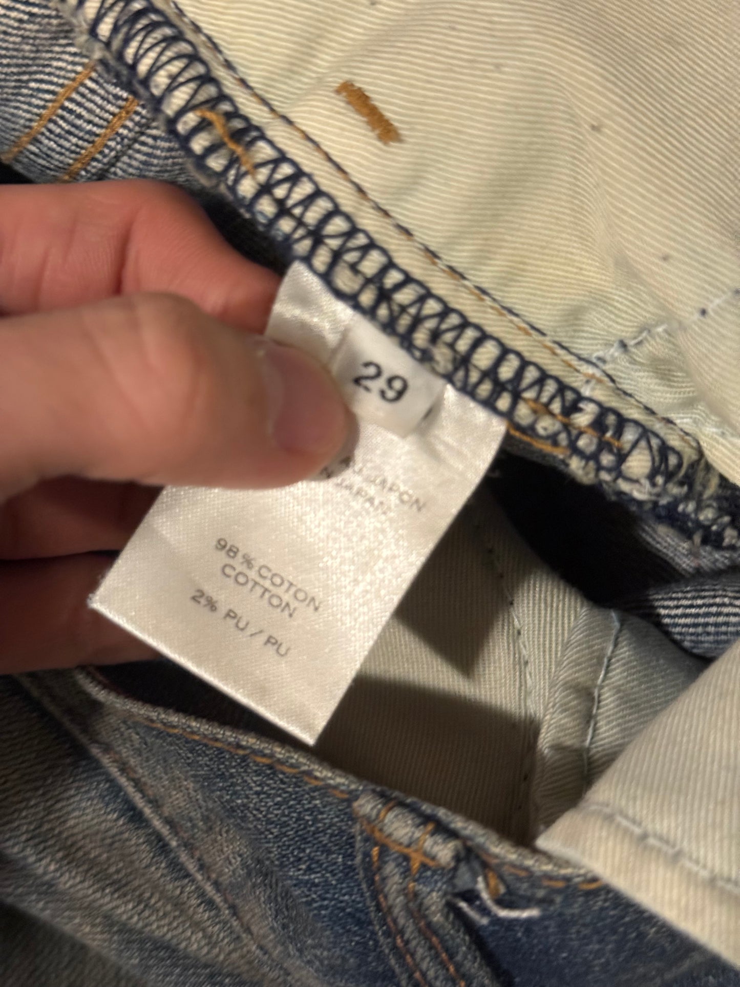 Balmain SS12 mud denim pants