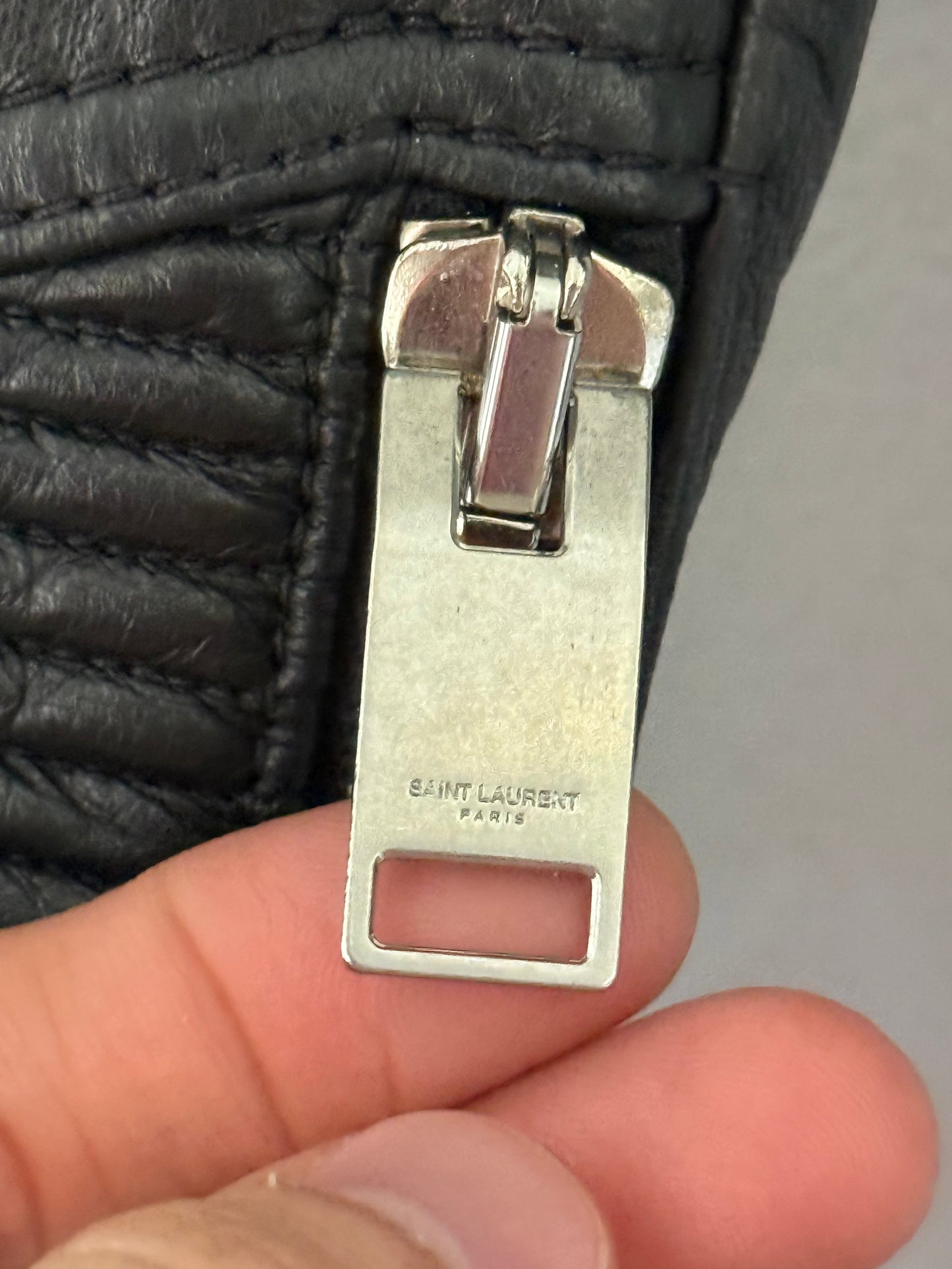 Saint Laurent FW14 full leather biker samples