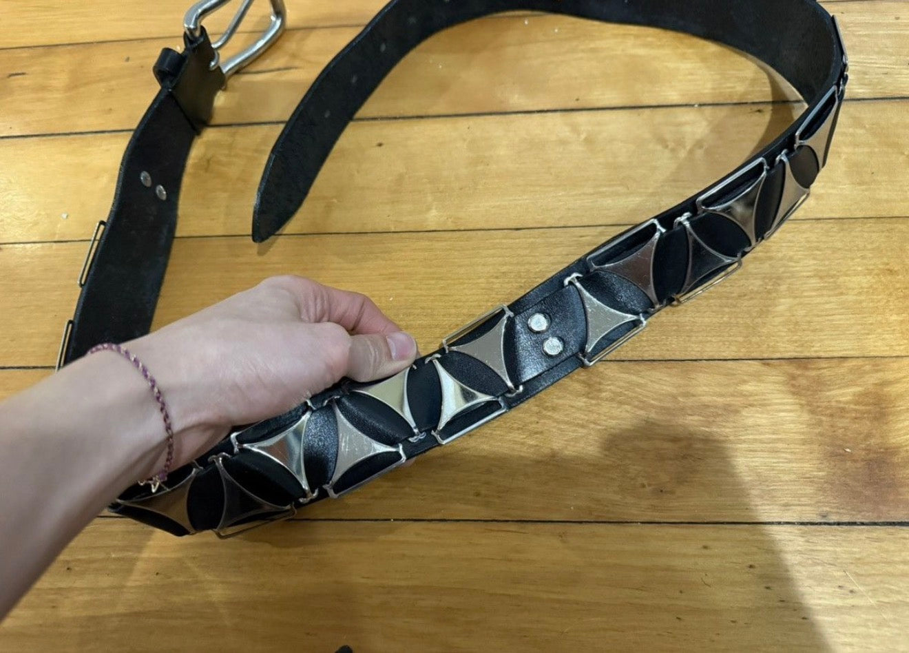 Balmain SS11 X studded belt
