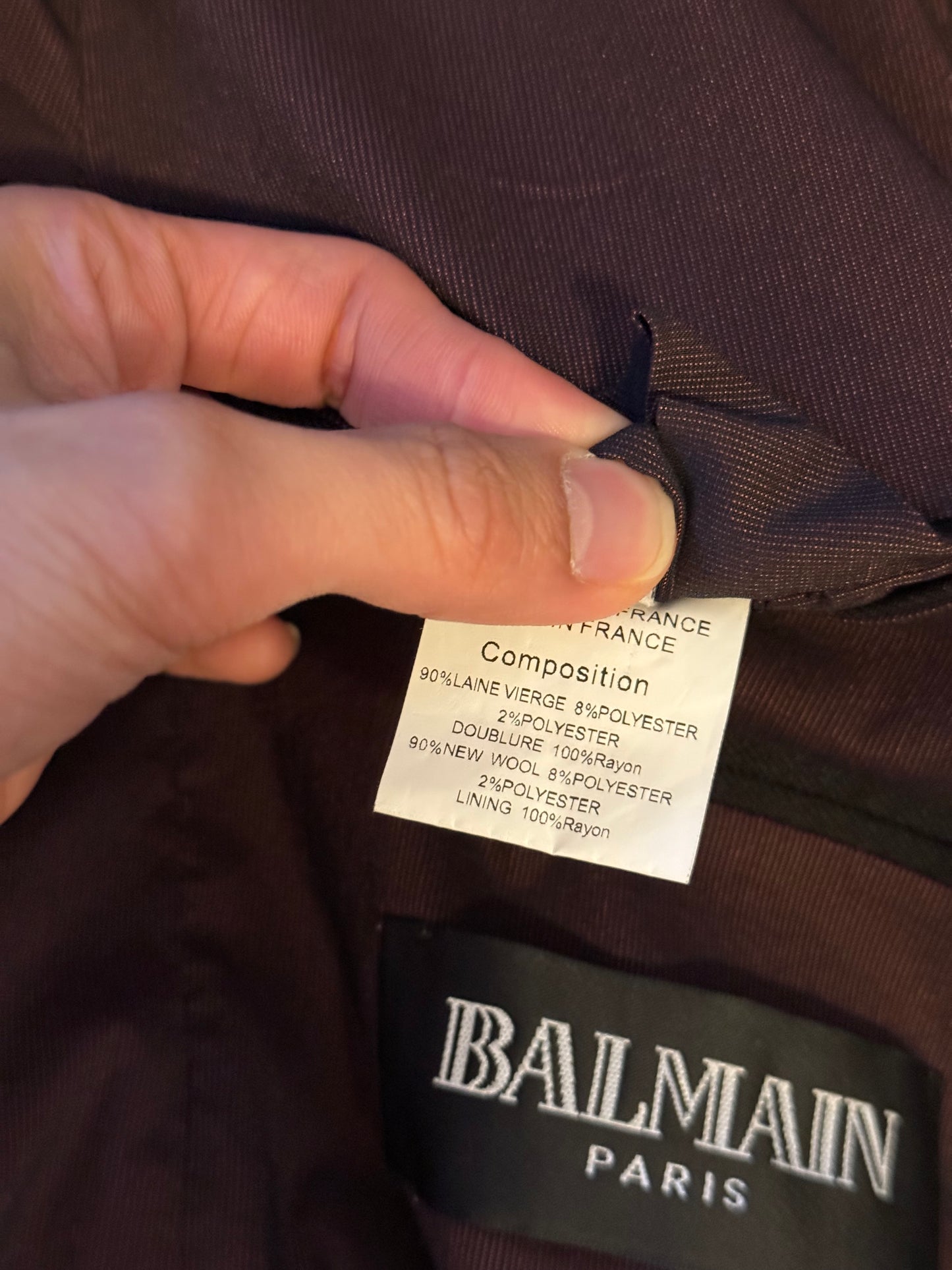 Balmain SS11 medal pin blazer