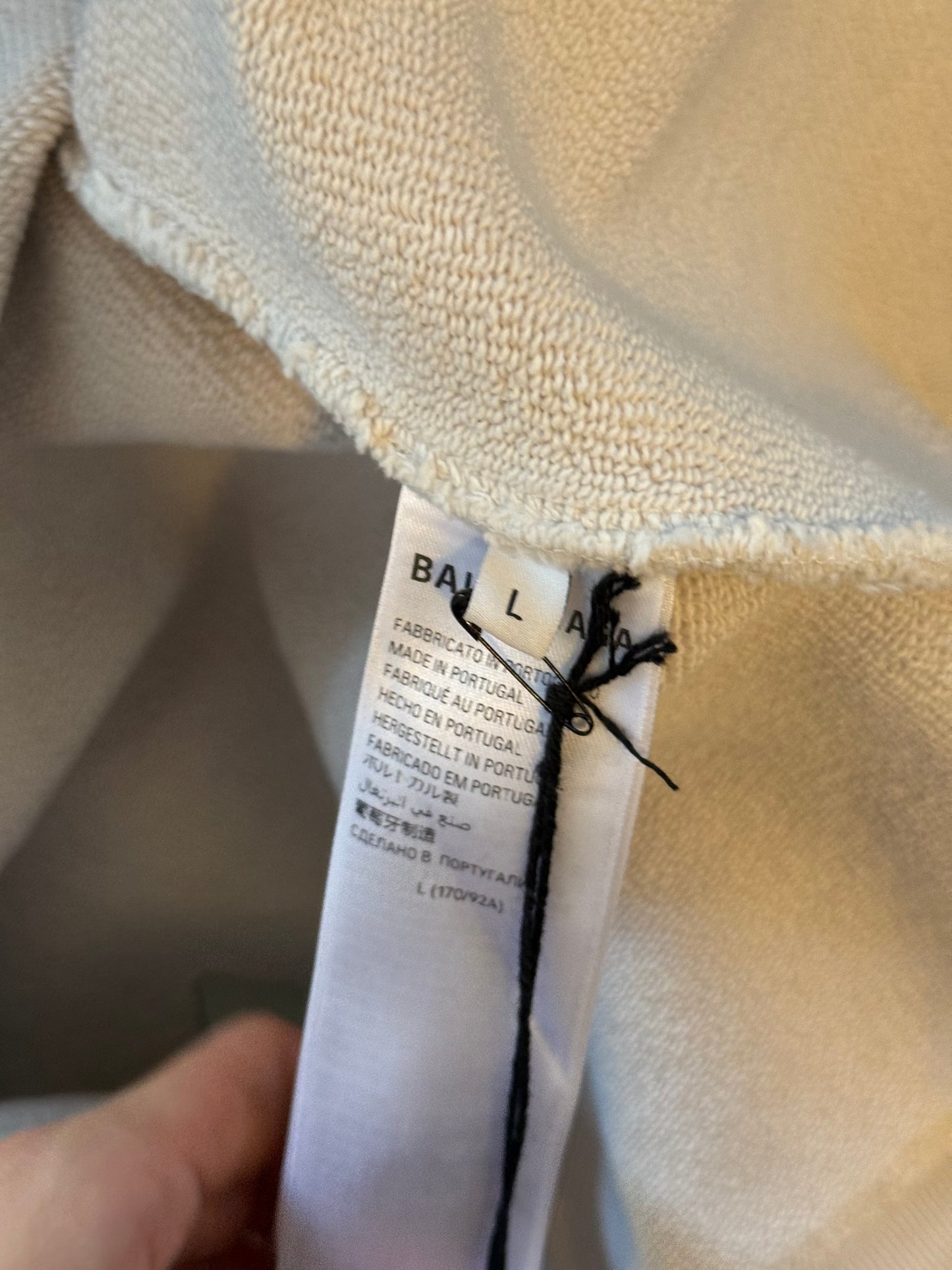 Balenciaga compacted shrunken BFRND merch hoodie sz L