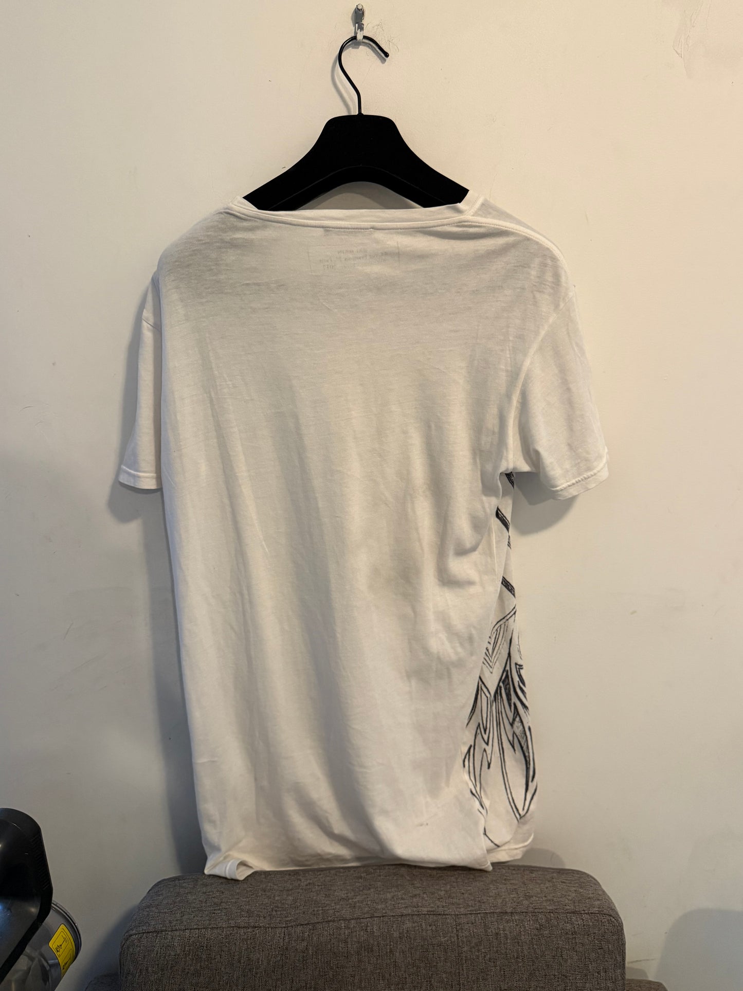 Balmain 2012 Olivier rousting era double eagle head shield t shirt
