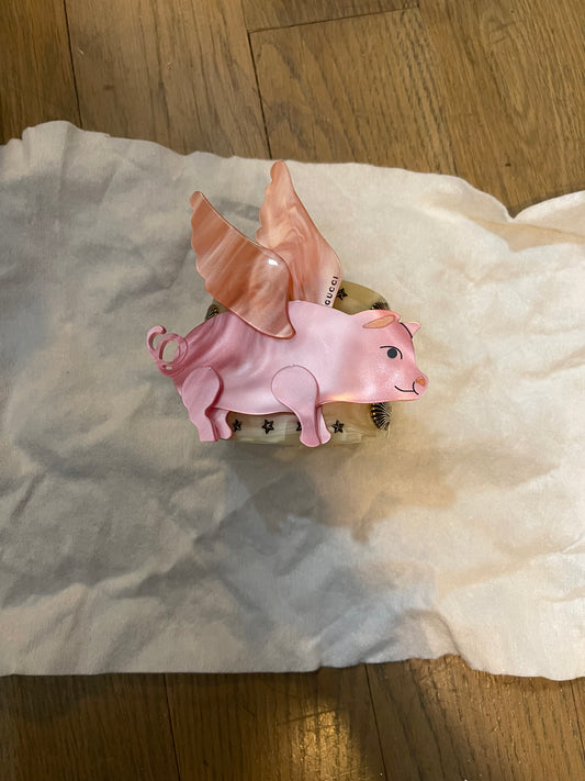 Gucci Alessandro Michele pig printed marble bracelet