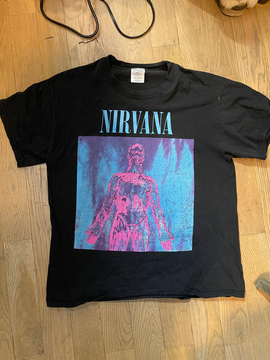 Nirvana silver shirt 2000’s