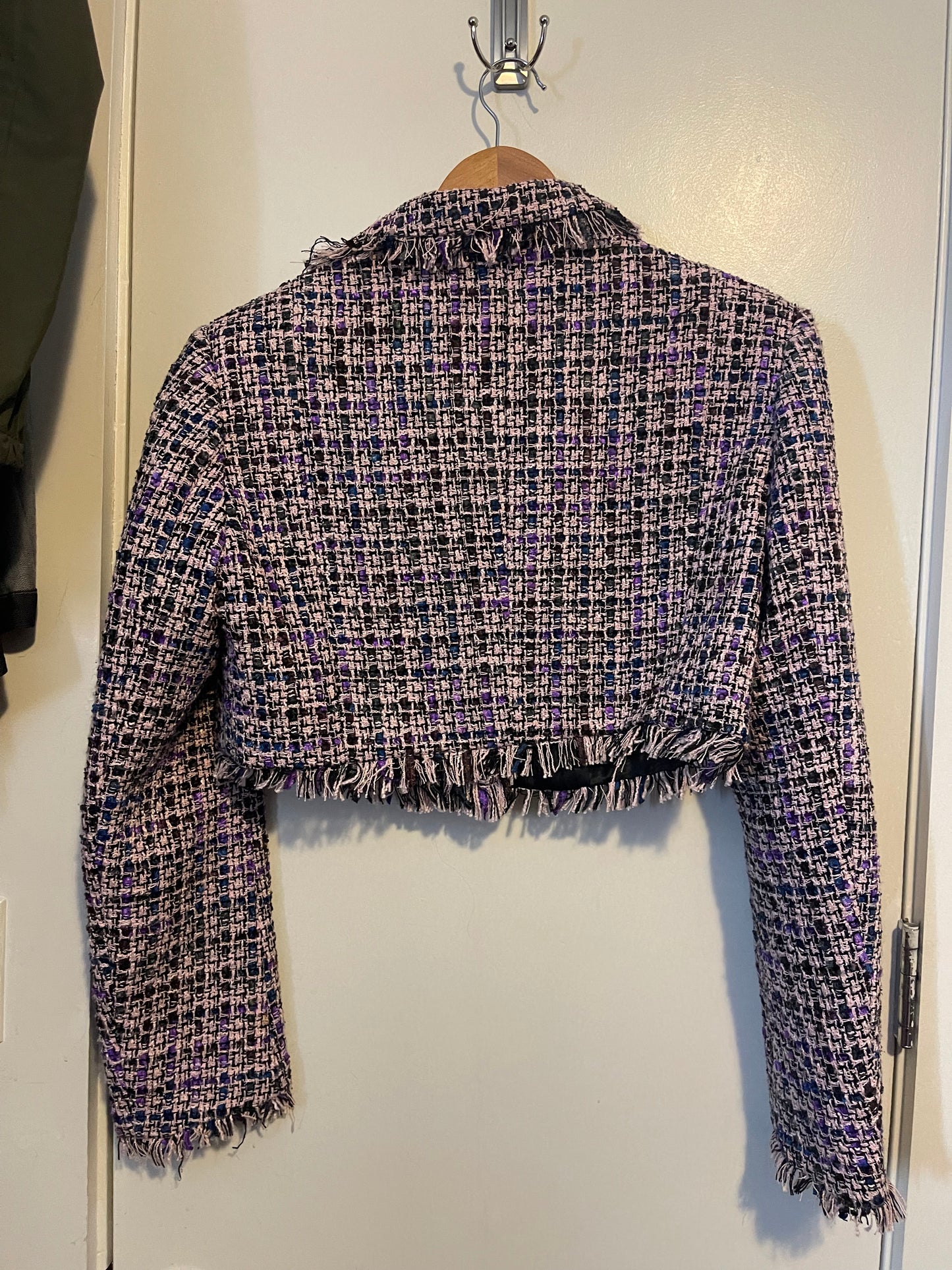 No Dress tweed cropped jacket