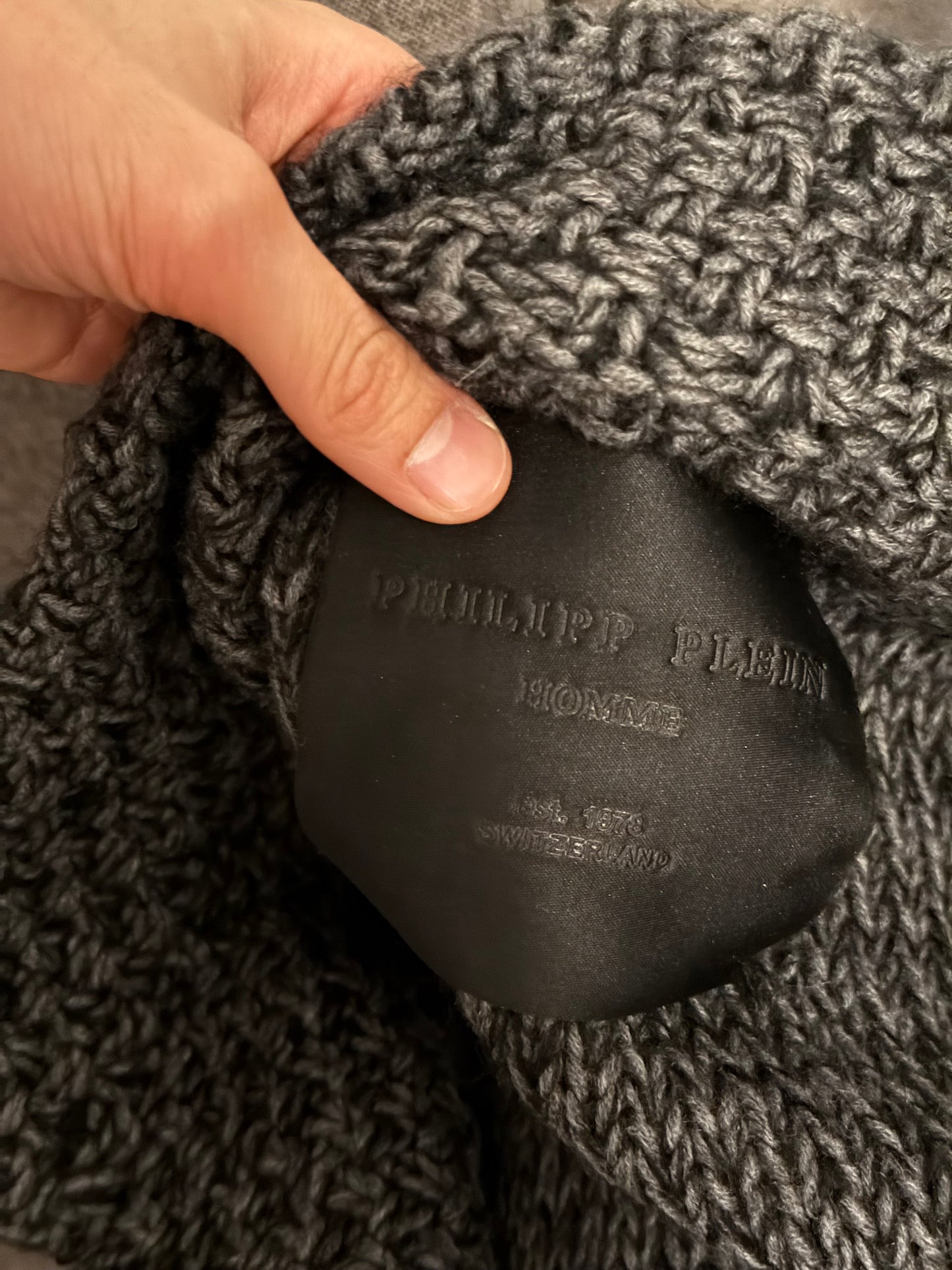 Philip Plein knitted cardigan