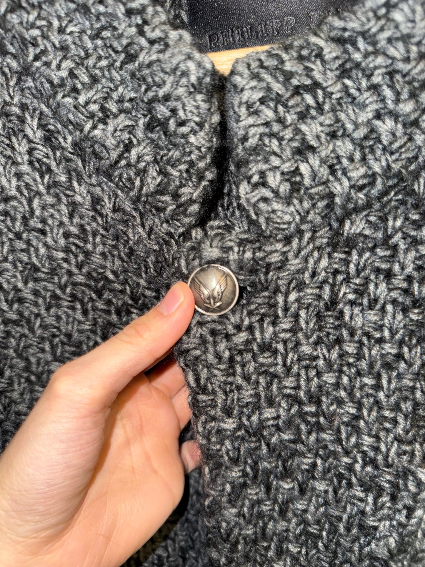 Philip Plein knitted cardigan