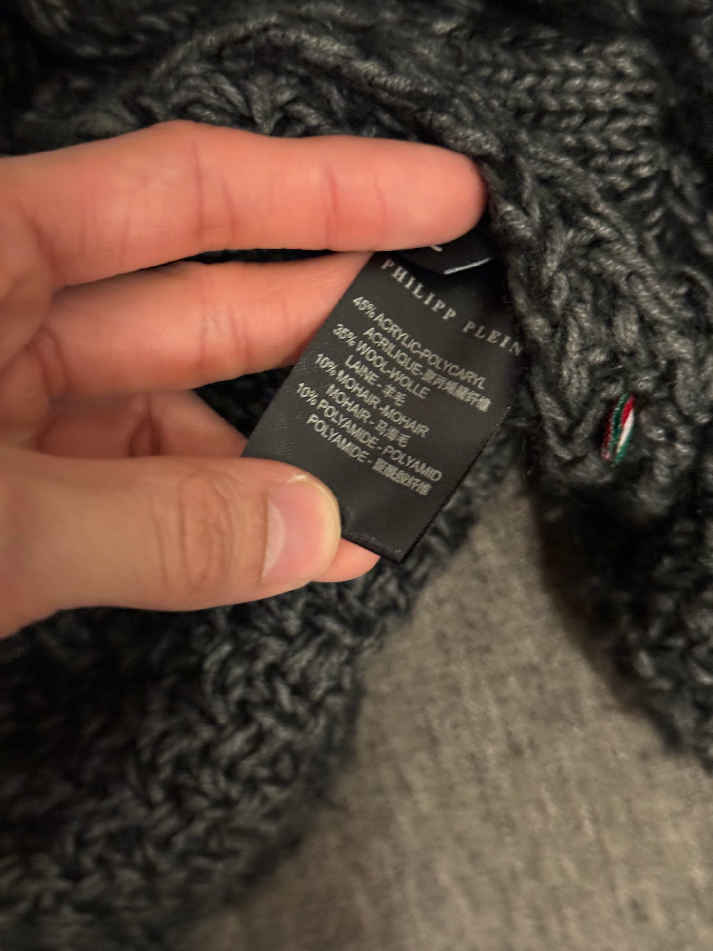 Philip Plein knitted cardigan