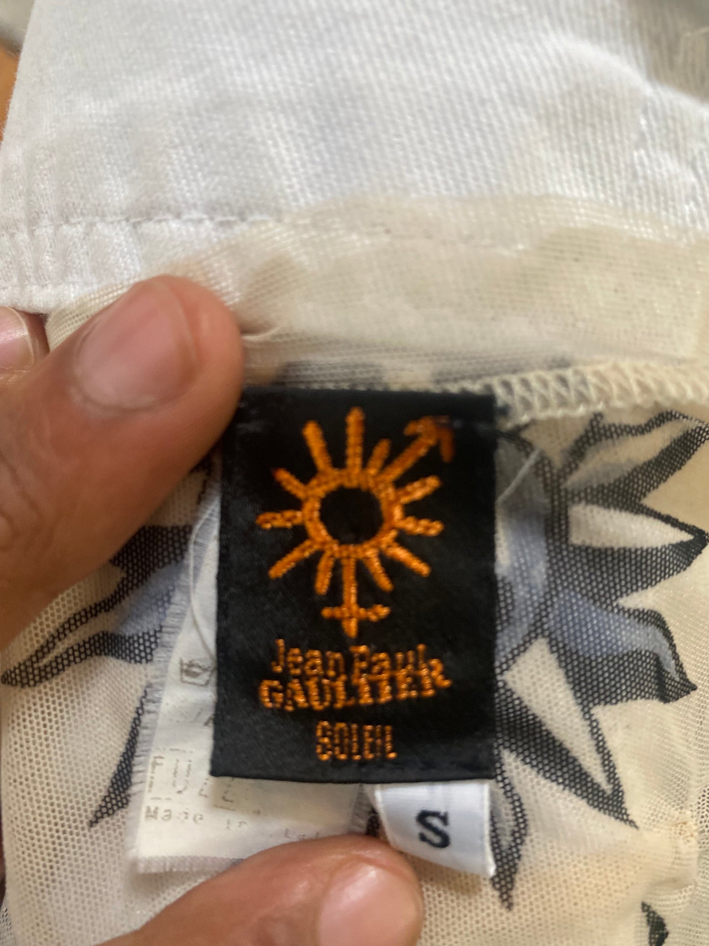 Jean Paul Gaultier SS96 long sleeve safe sex