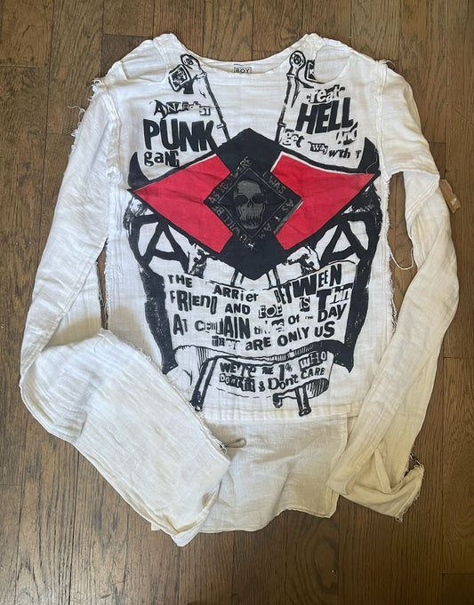 Boy London 70/80s seditionaries muslin bondage top