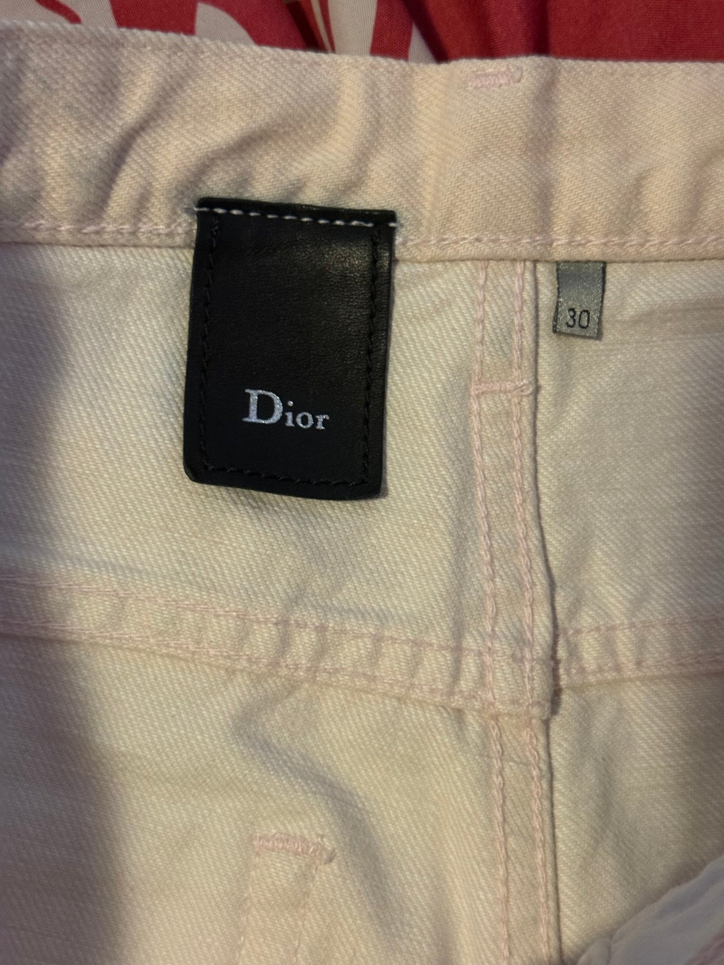 Dior Homme SS06 rose claw marks jeans