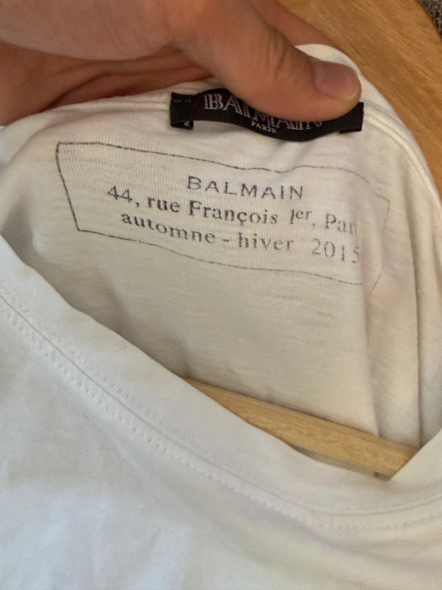 Balmain SS15 Phoenix logo shirt