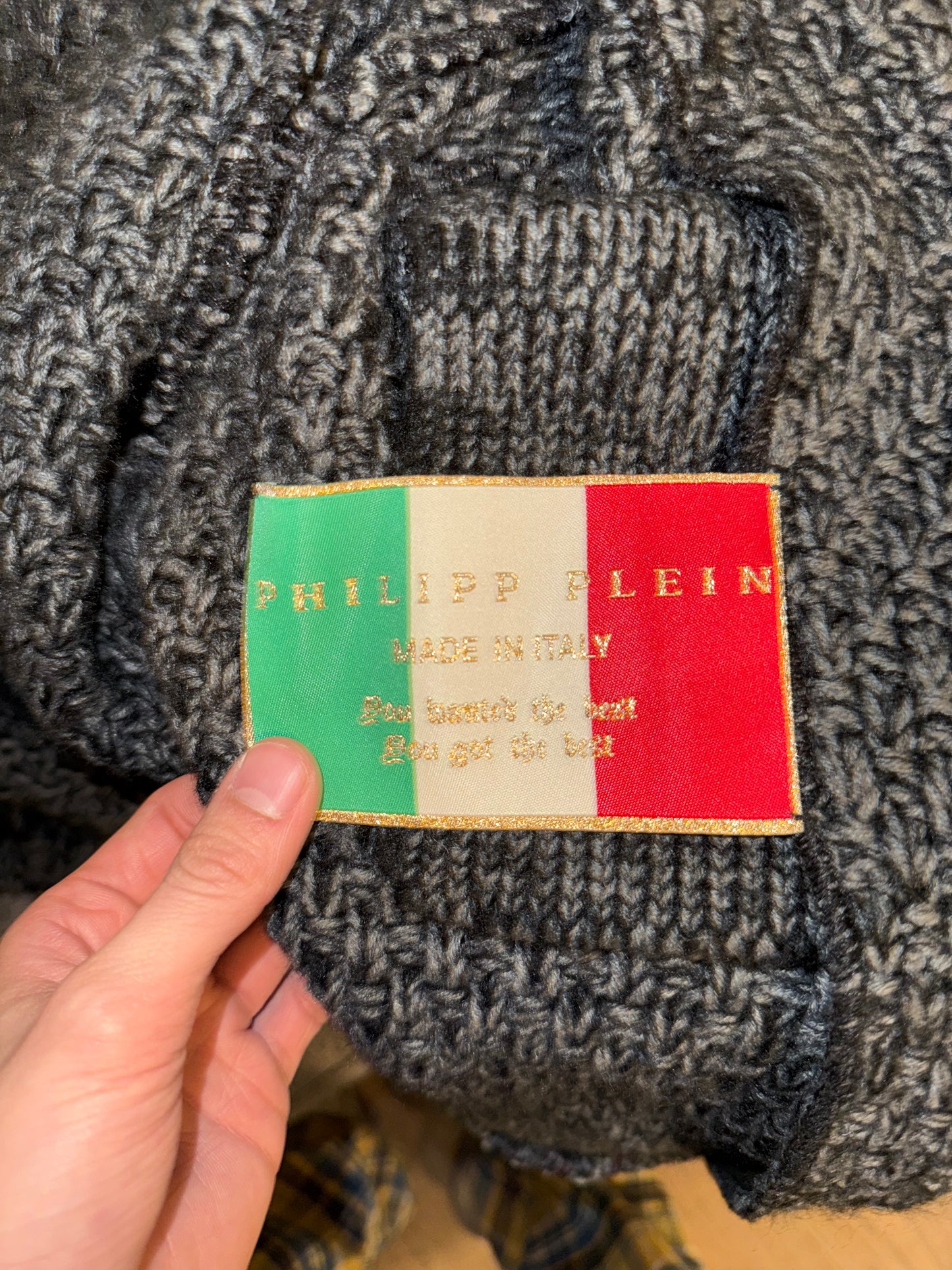 Philip Plein knitted cardigan