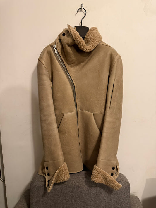 Rick Owens AW10 gleam showtek shearling jacket